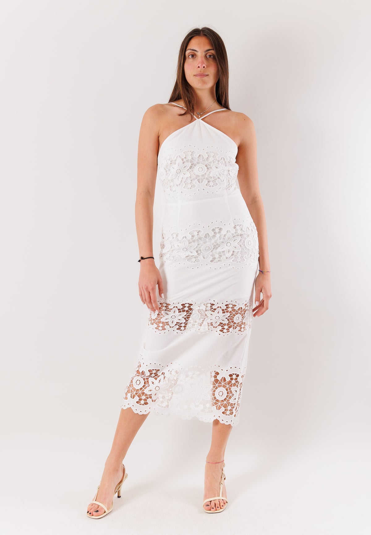 PATRIZIA PEPE Women's Dresses Optic White
