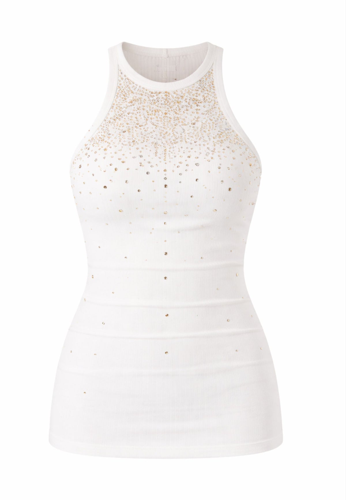 Top halter con strass 2M4534