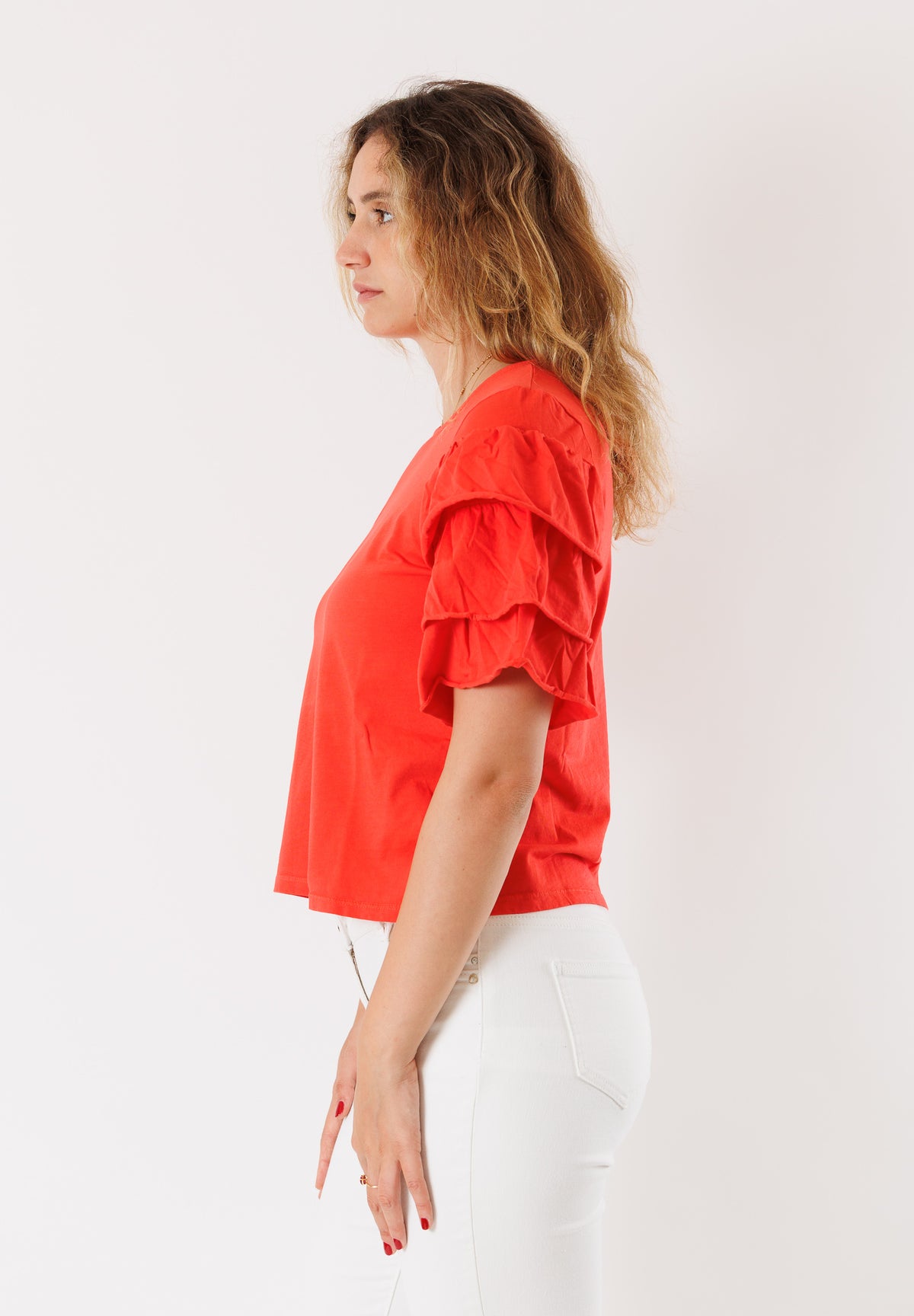 KONTATTO Women's T-shirt Coral
