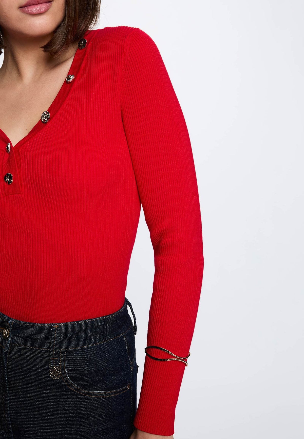 MORGAN DE TOI Women's Sweater TOMATO M