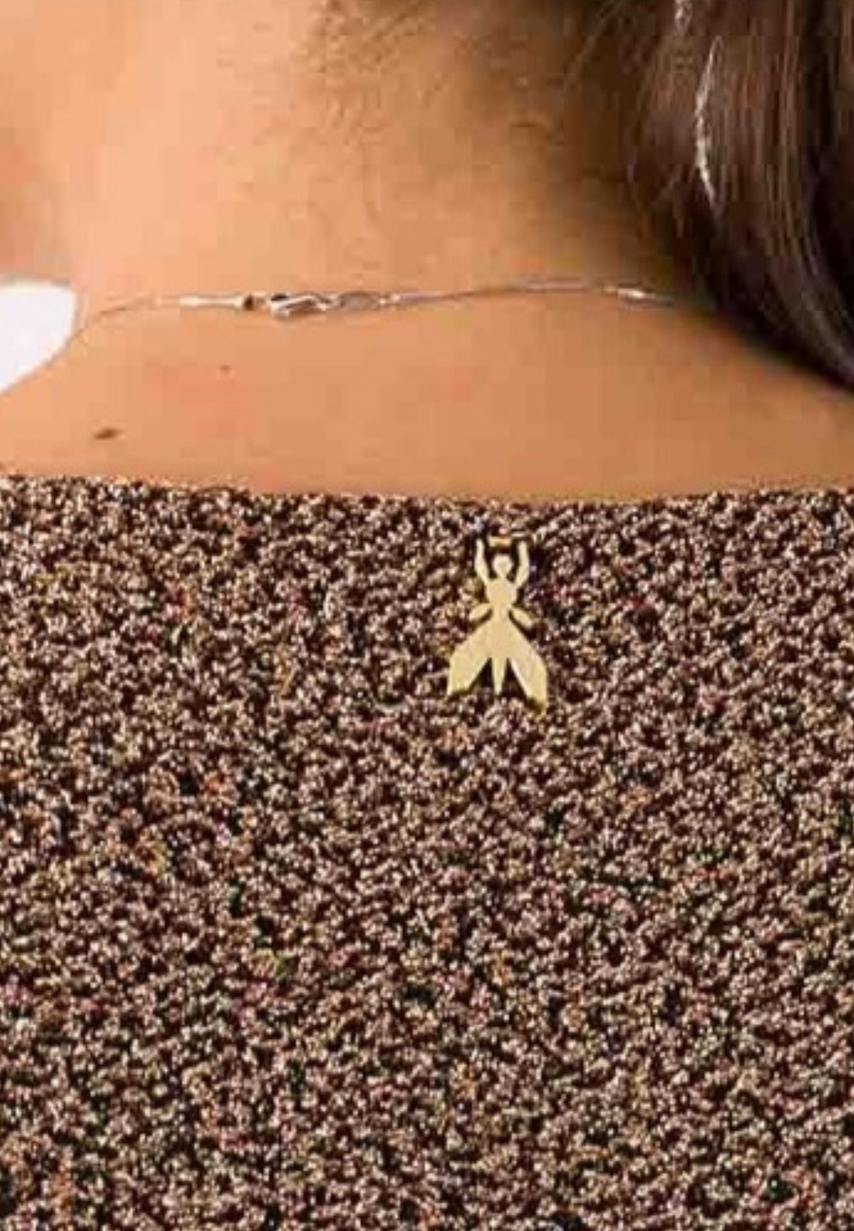 Patrizia Pepe 2A0063 abito lurex drappeggiato