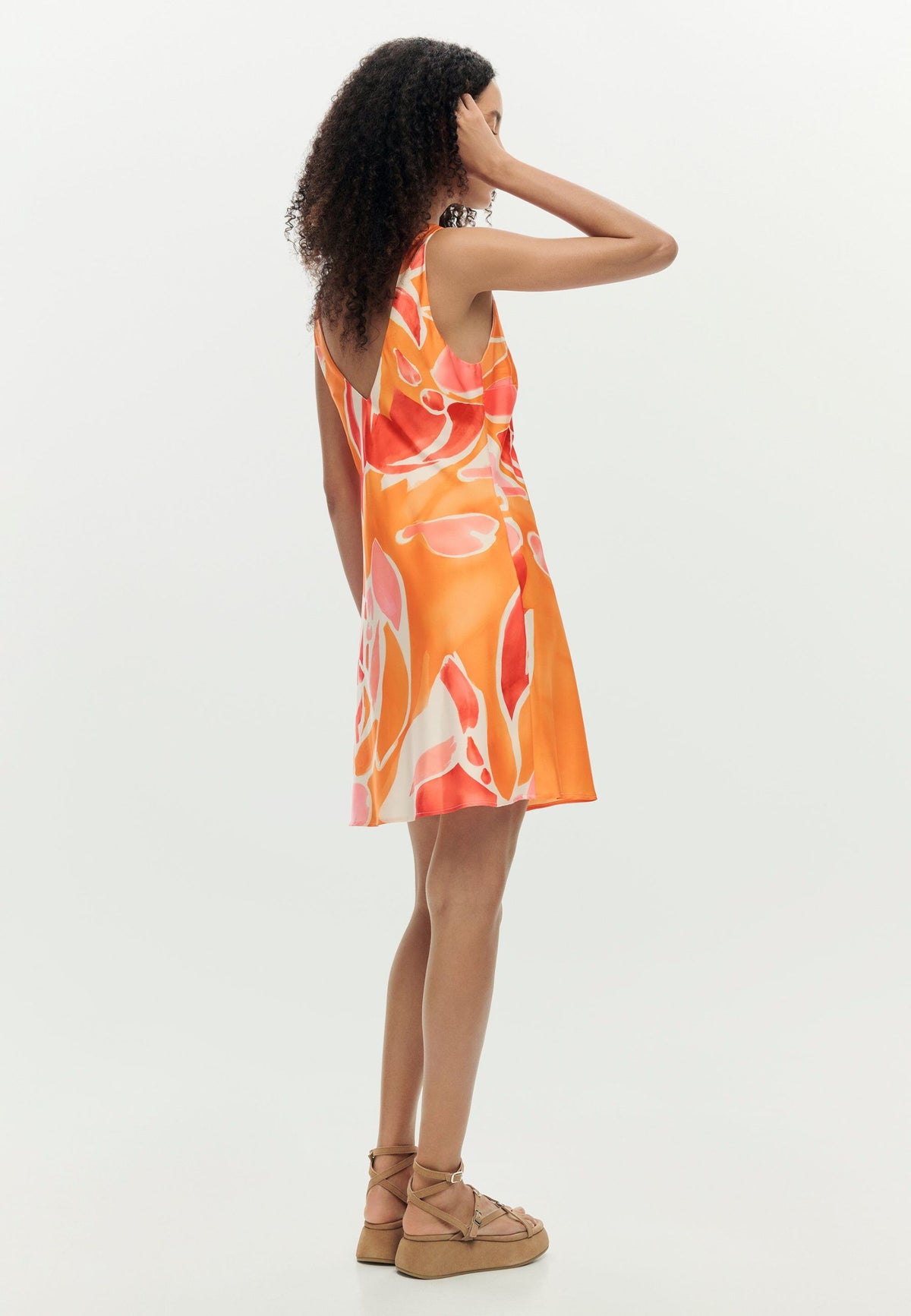 DESIGUAL Women's Orange Dresses