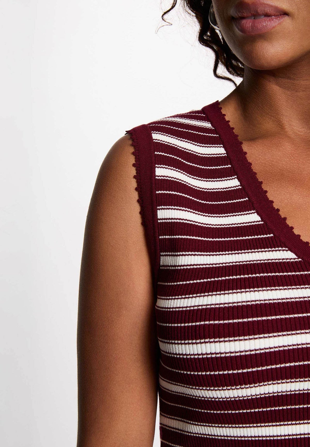 MORGAN DE TOI Women's Sweater BURGUNDY
