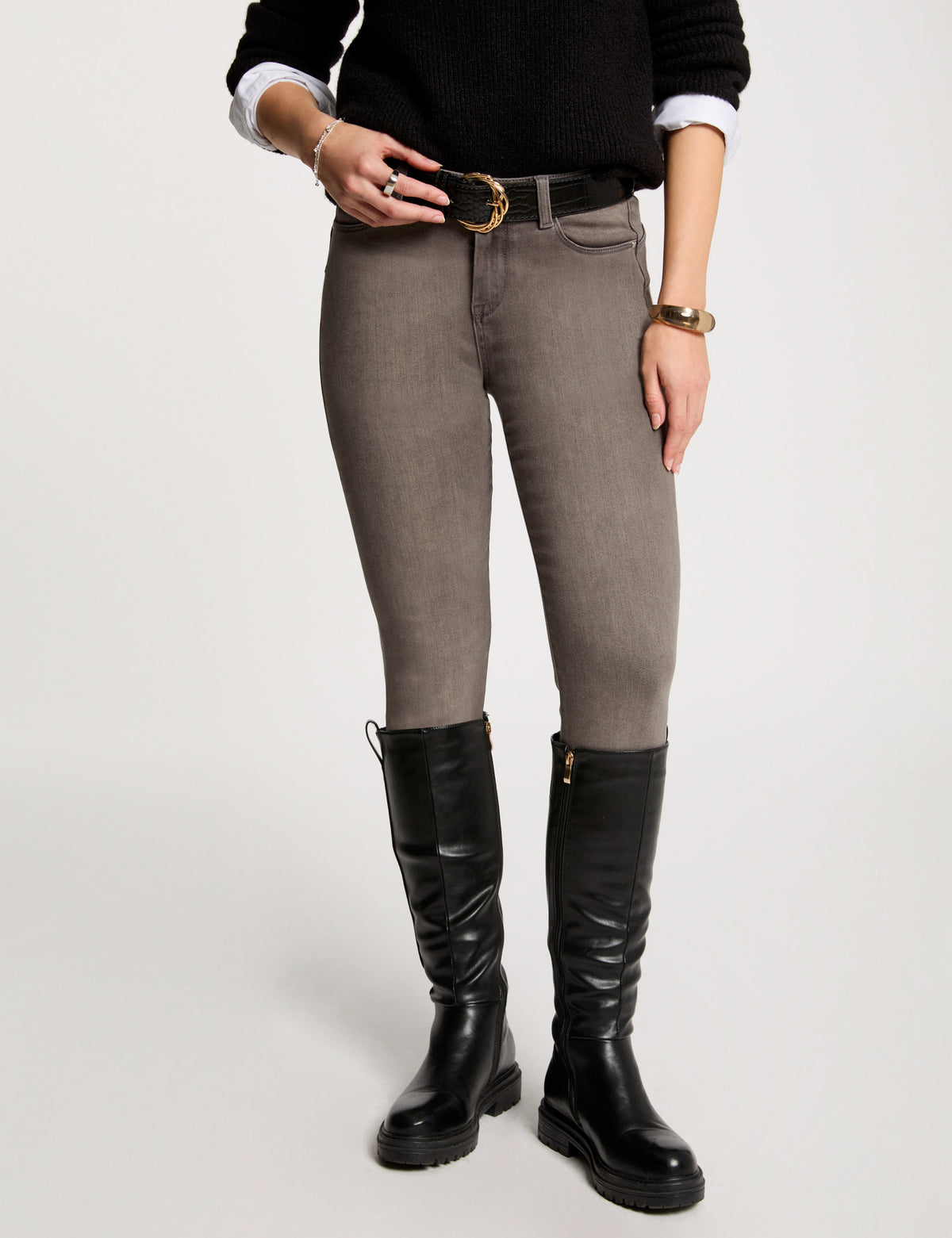 MEDIUM GREY ST. - Jeans - MORGAN DE TOI