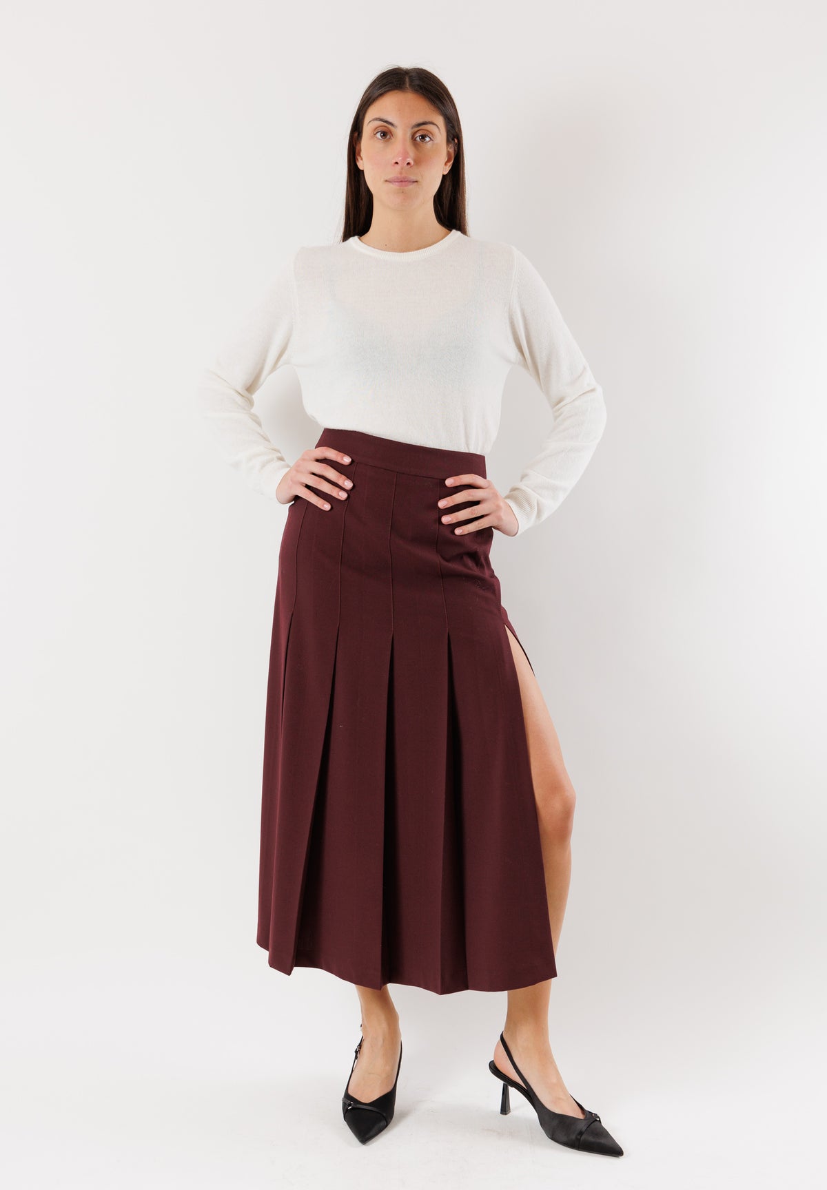 CO358VINO - Skirt - KONTATTO