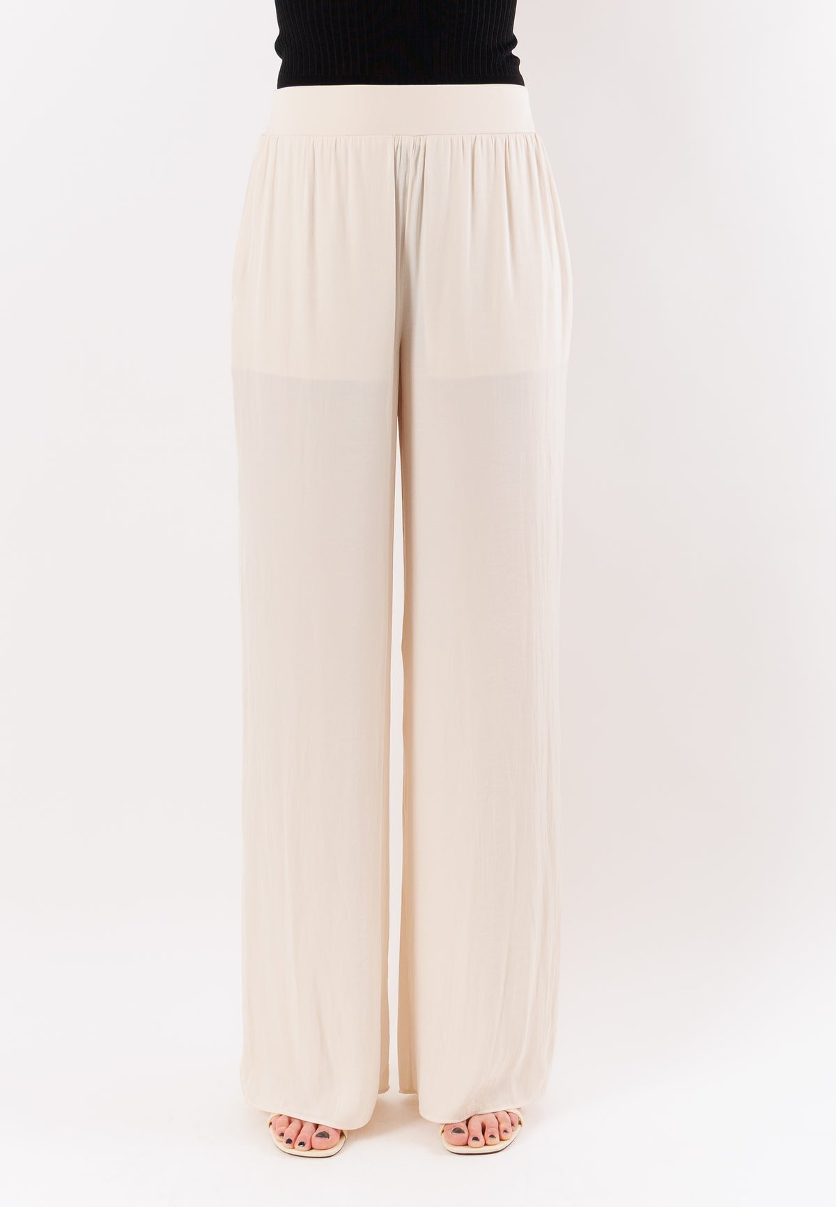 PATRIZIA PEPE Women's Trousers Pearl Ivory