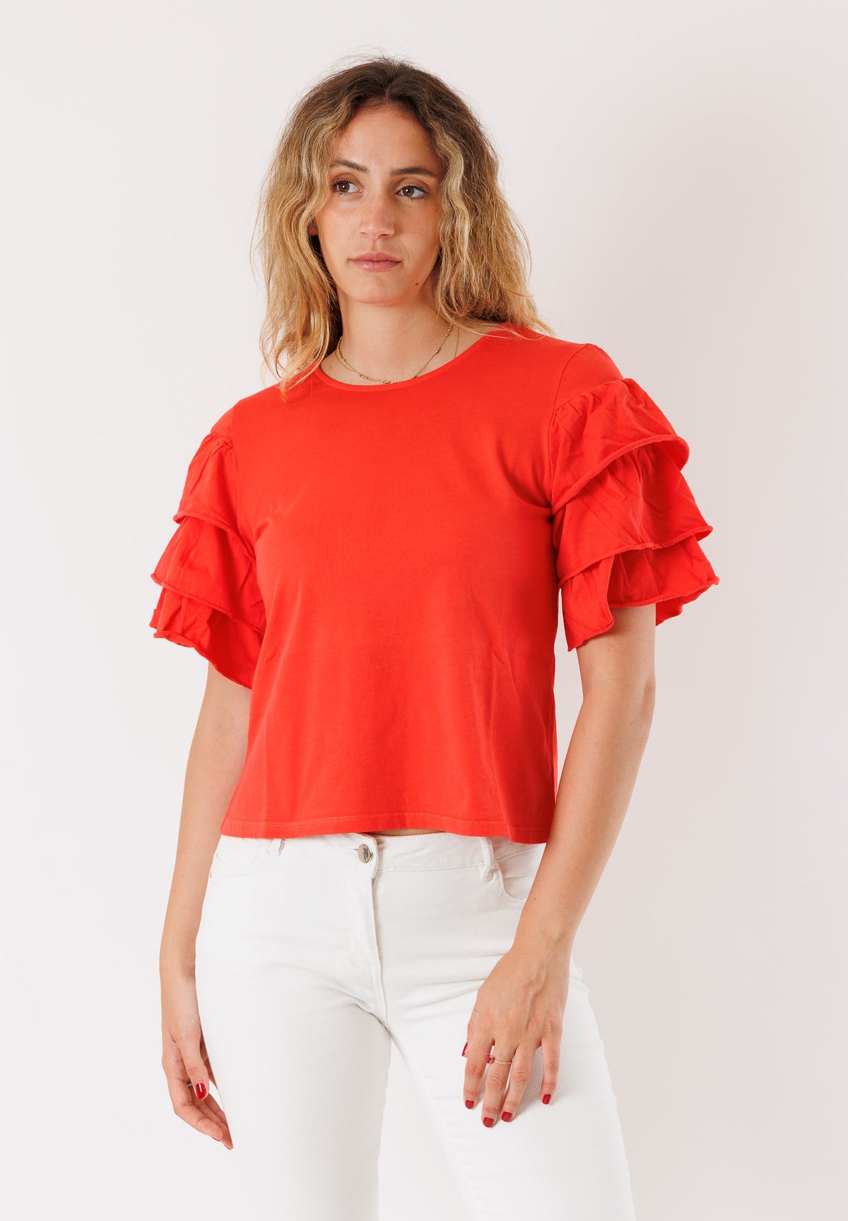 KONTATTO Women's T-shirt Coral