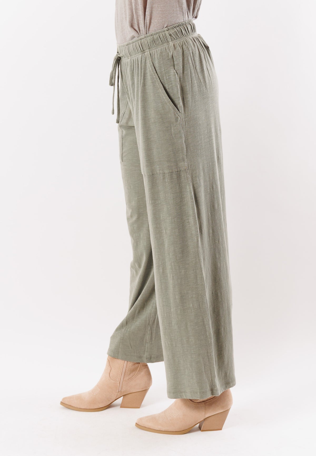 Pantaloni morbidi con laccio in vita KWC060555