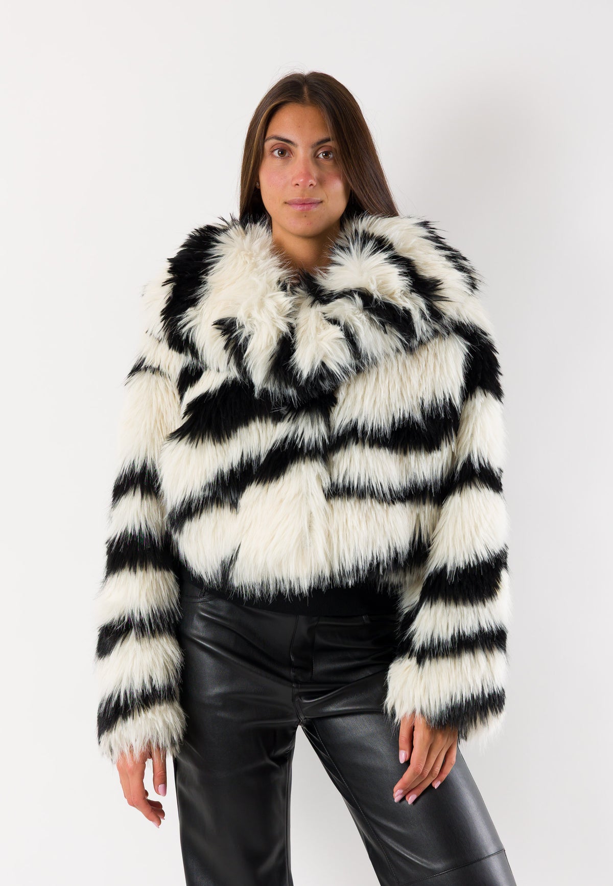 Patrizia Pepe 2O0061 eco-pelliccia animalier