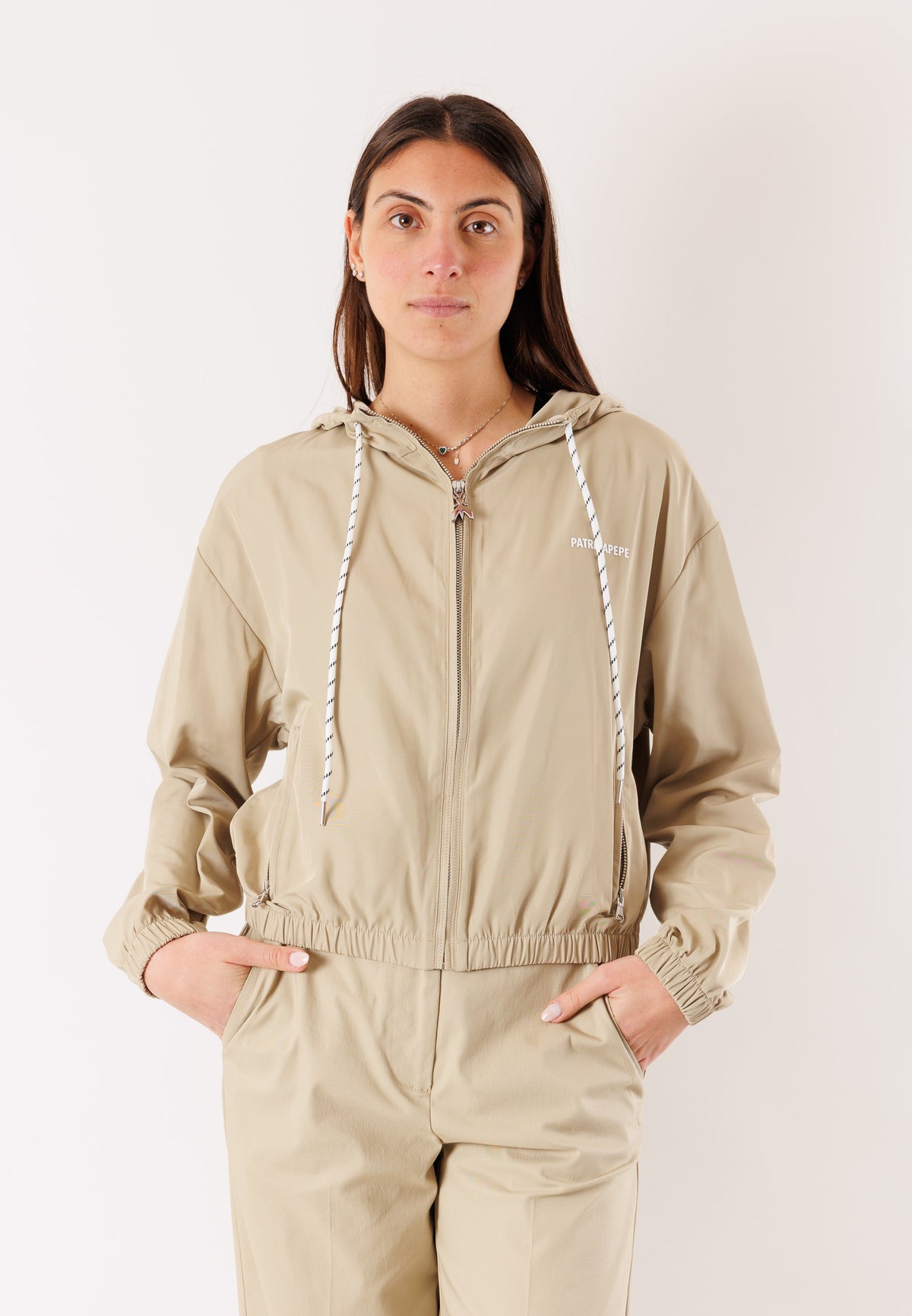 PATRIZIA PEPE Women's SAND BEIGE Jacket