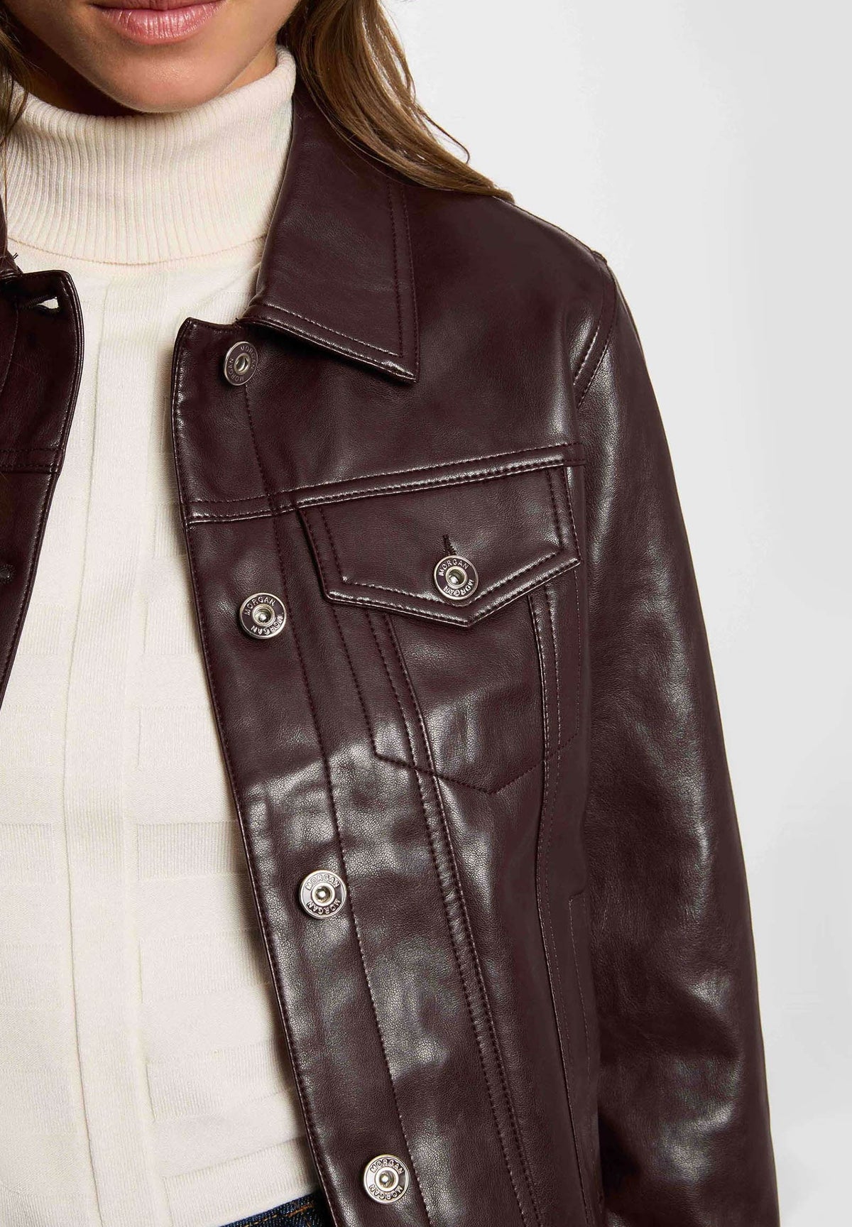 MORGAN DE TOI Women's Jacket BURGUNDY
