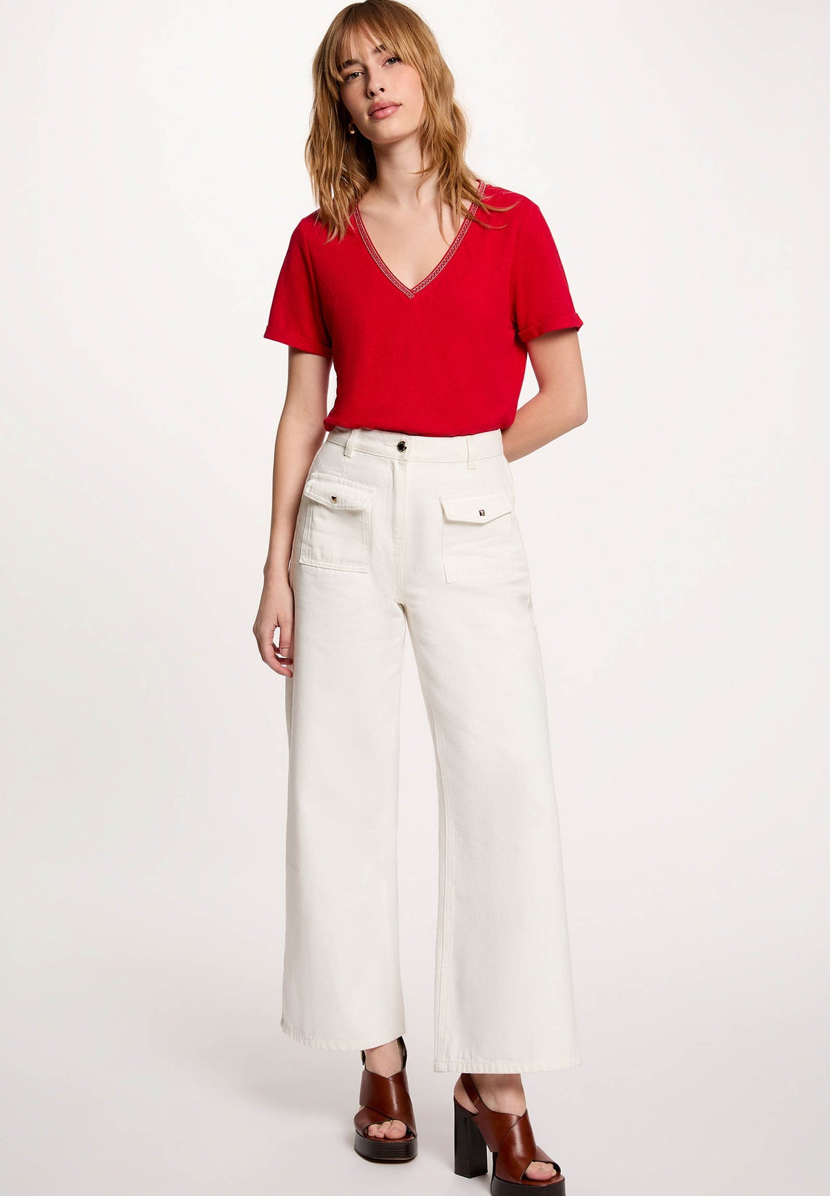 MORGAN DE TOI Women's T-shirt RED