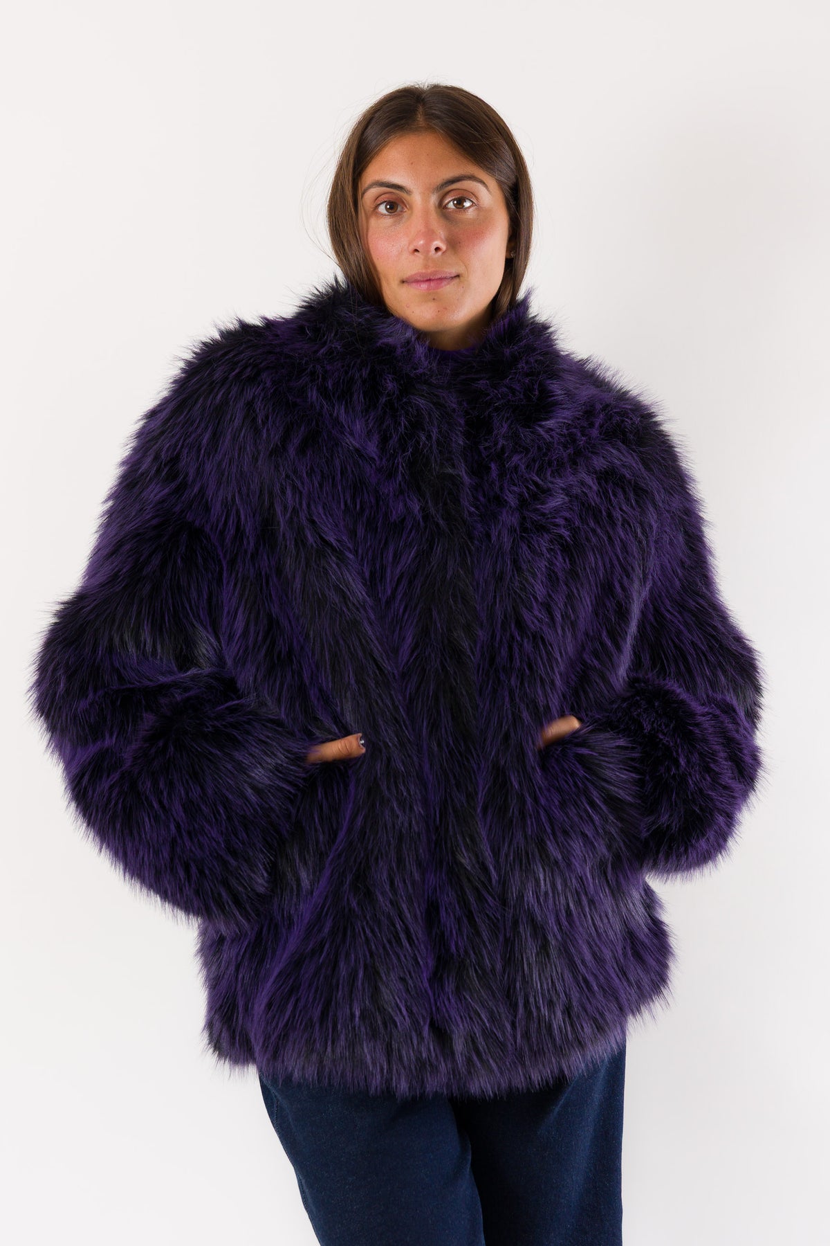 Eco-pelliccia morbida volume oversize 8O0015