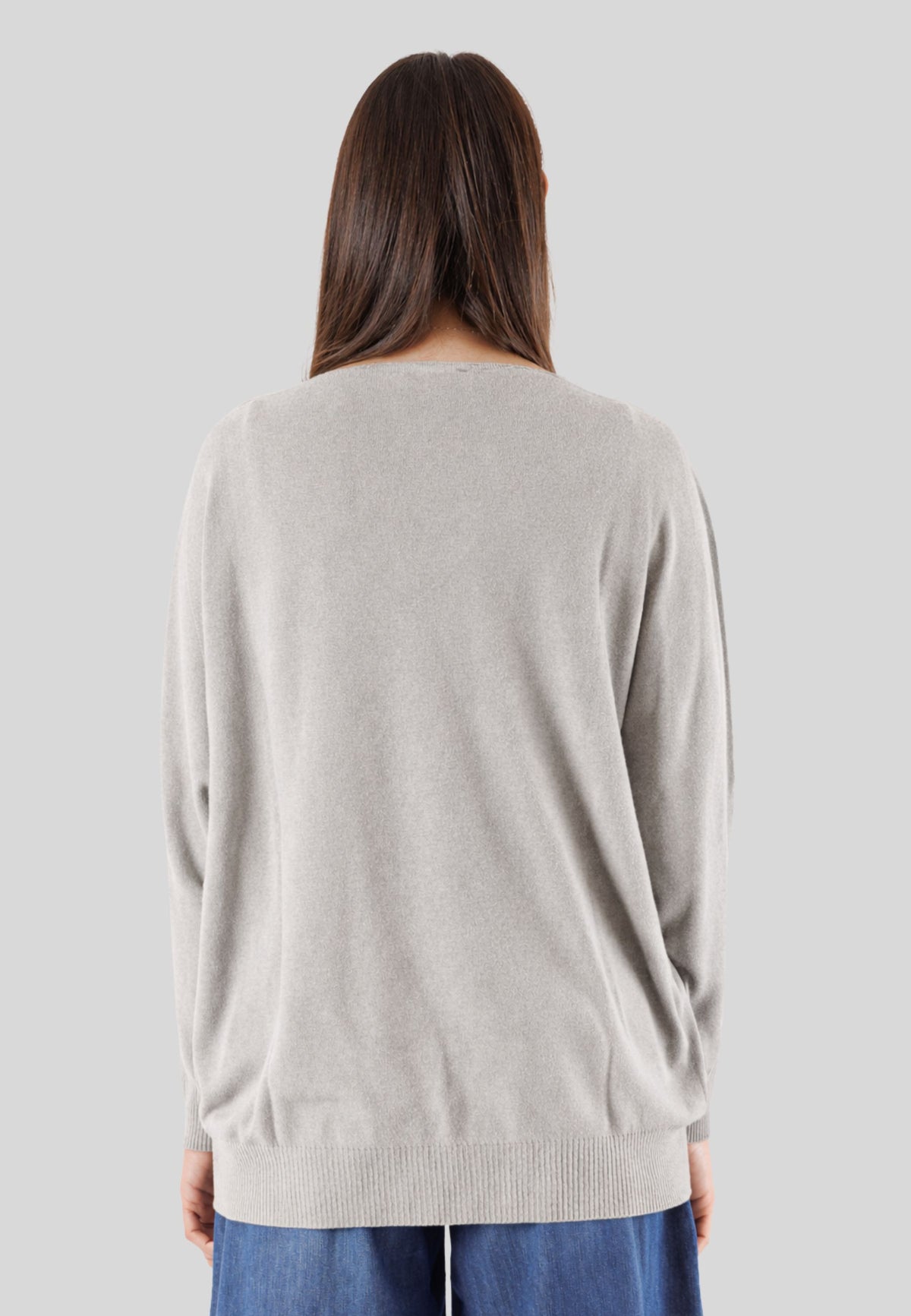 Maglia viscosa Scollo a V  linea morbida 3M0815C