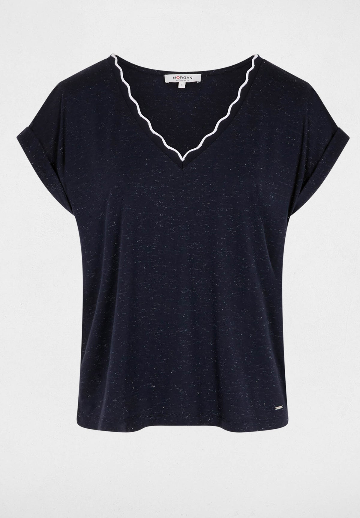 MORGAN DE TOI Women's T-shirt NAVY BLUE