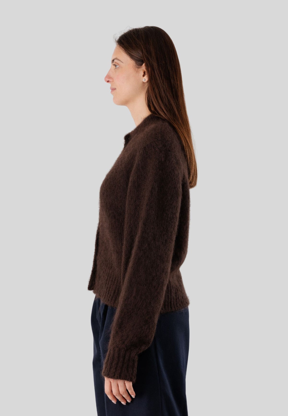 Cardigan morbido con bottoni 3M1117NI