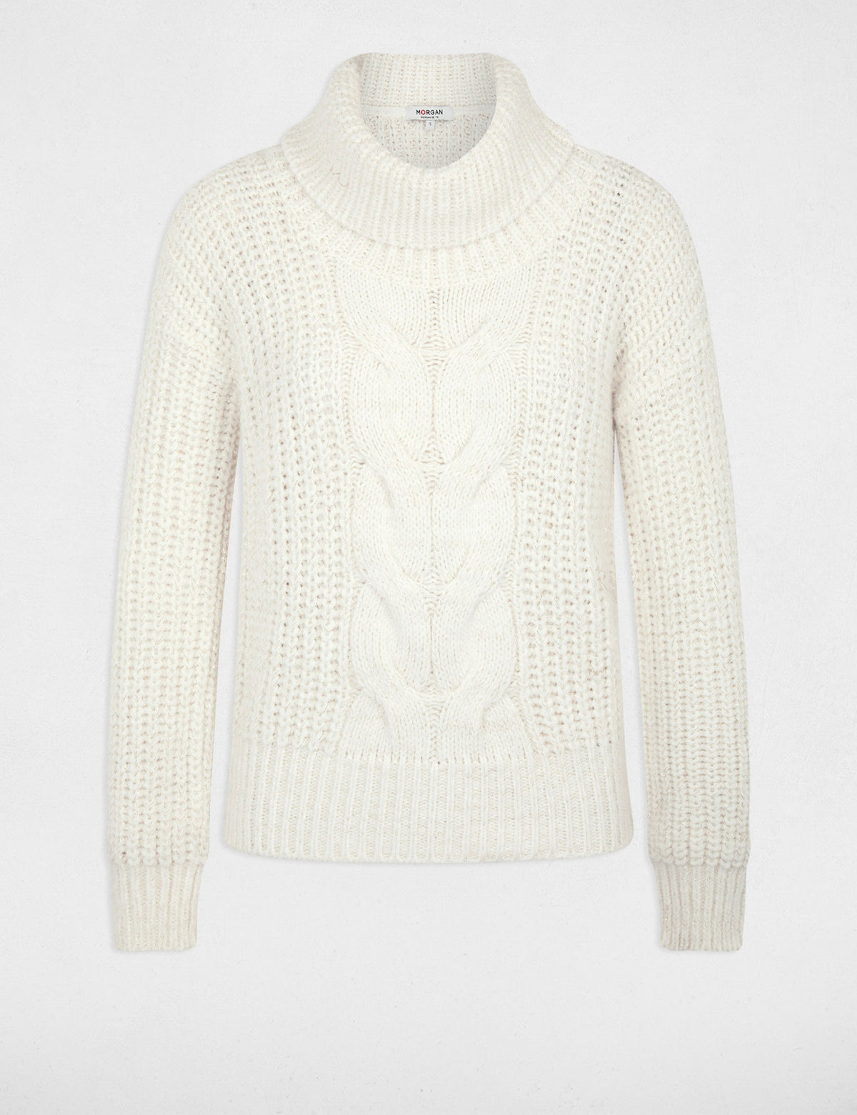 Morgan MGISELE maglia trecce collo alto