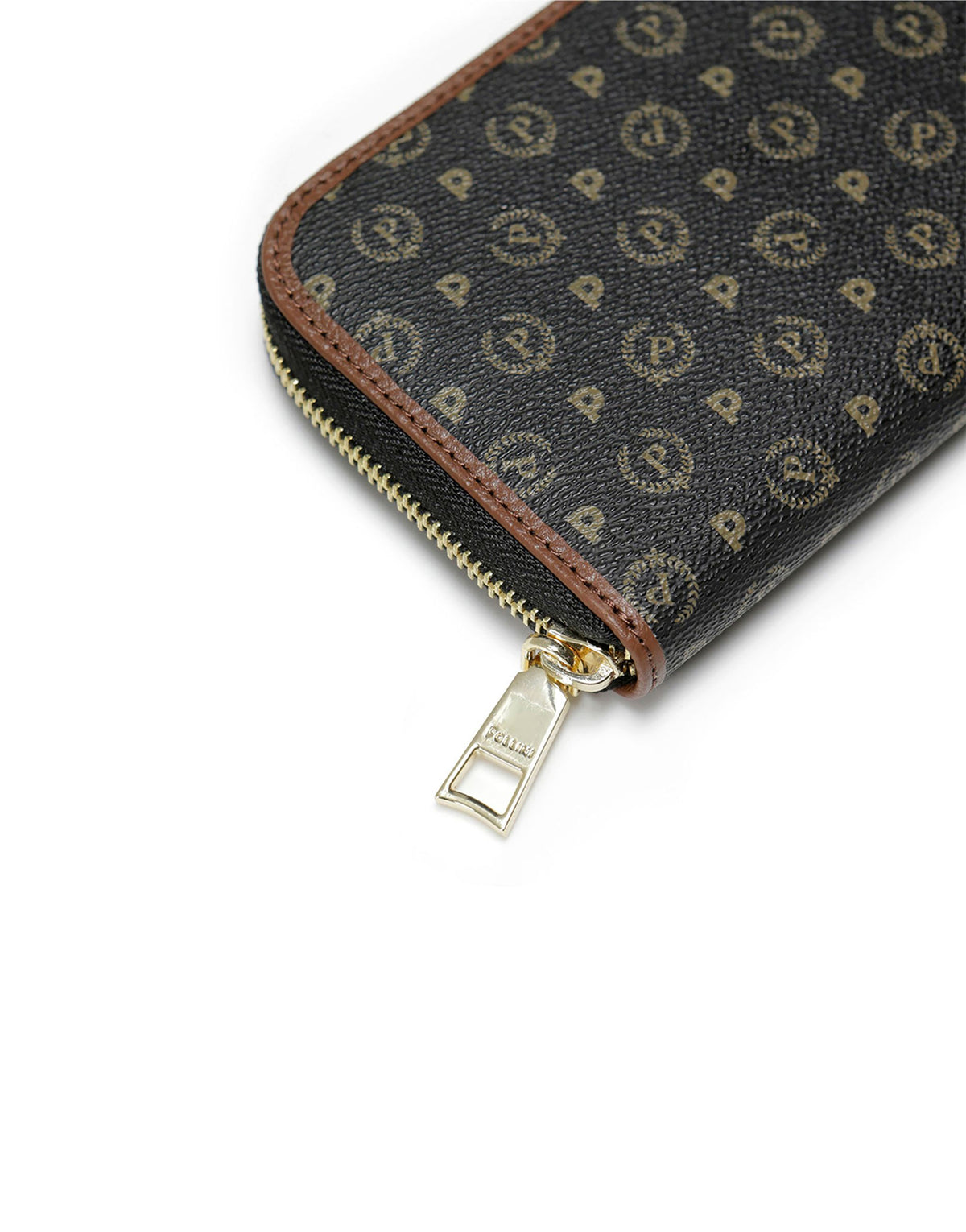 Portafoglio Zip Around Heritage Logo Classic Nero/marrone TE9001PP02Q1100DPVC NERO