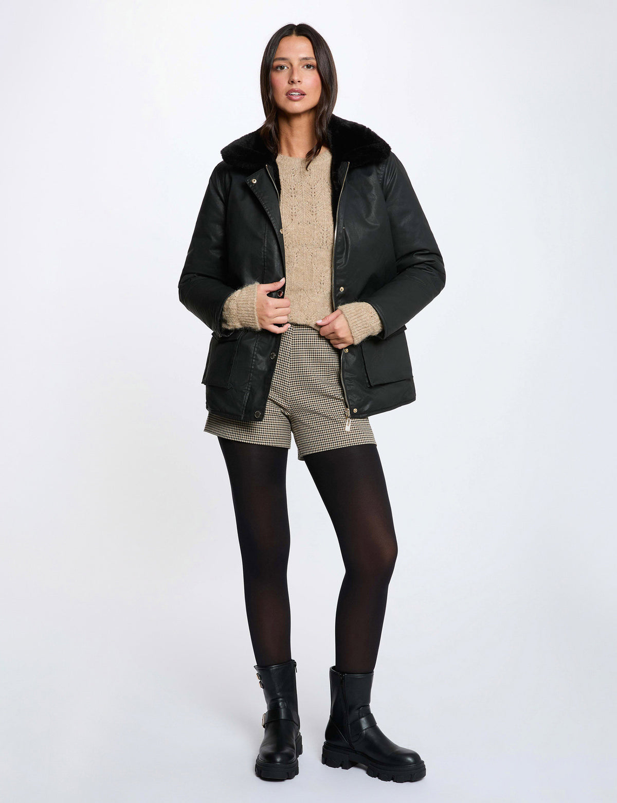 MORGAN DE TOI Women's PARKA BLACK