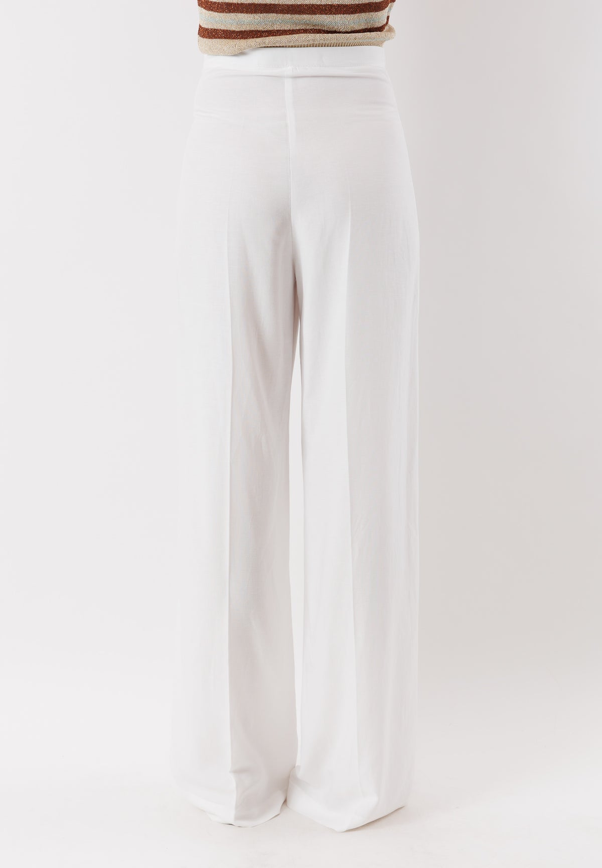 PE24281WHITE - Trousers - MESANGE