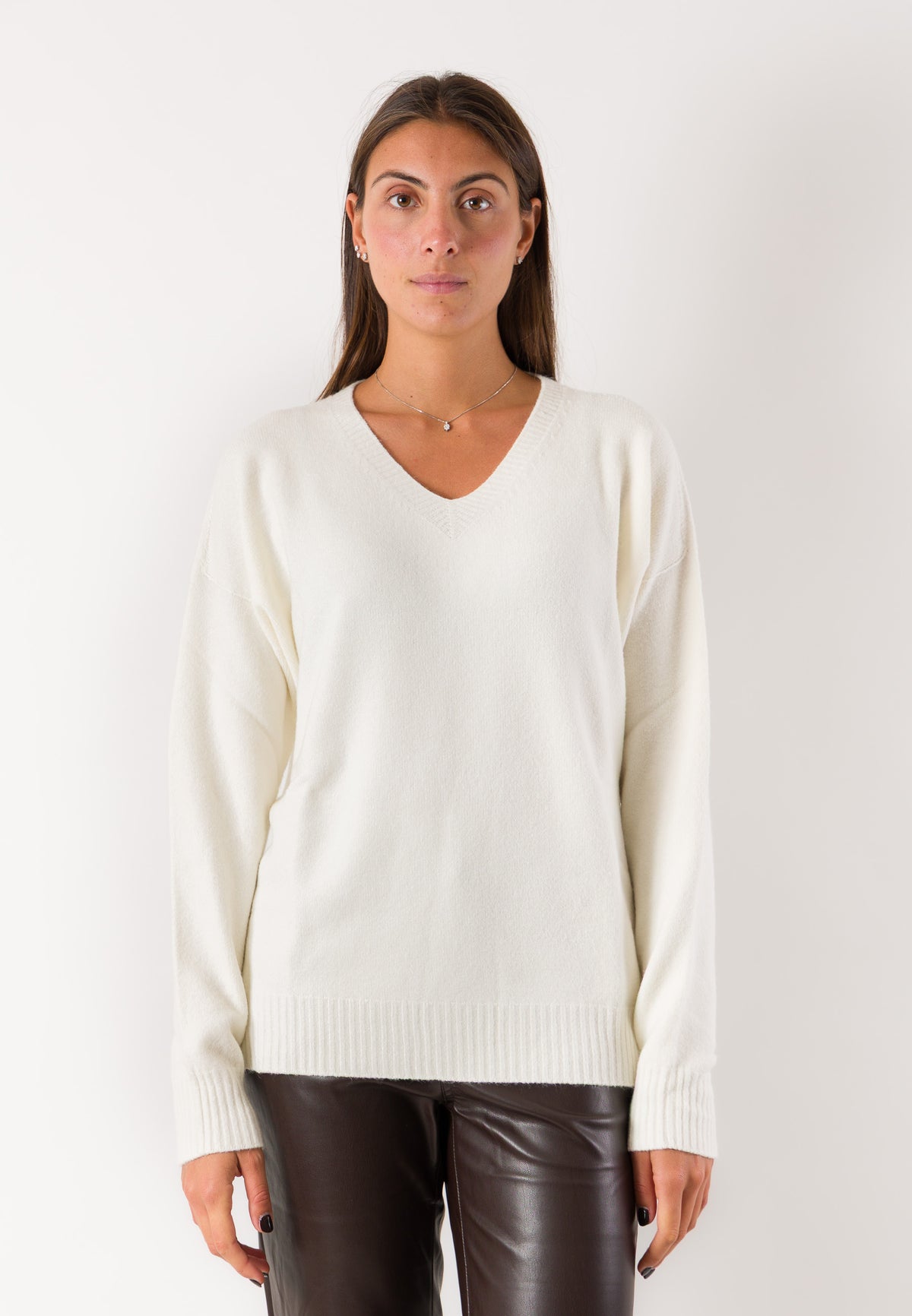 Maglia morbida scollo a V 3M1741
