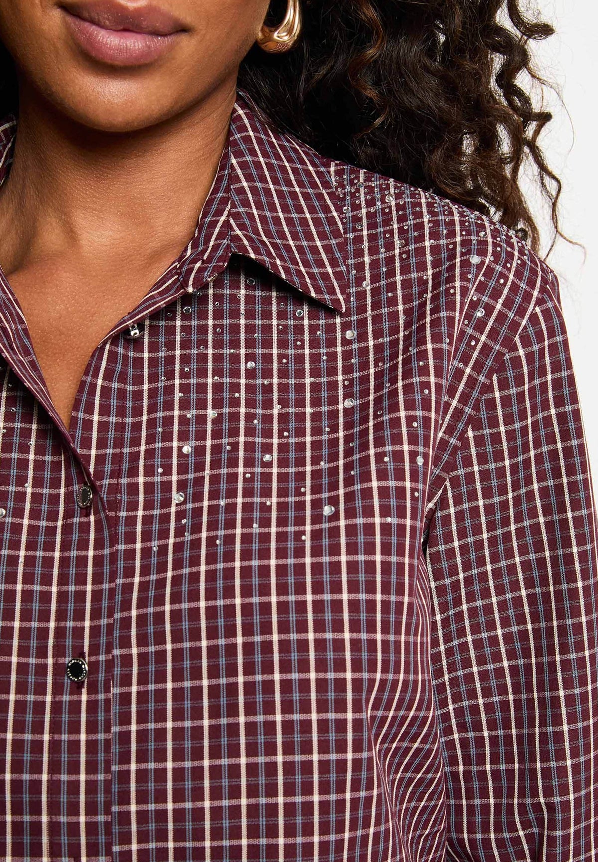 MORGAN DE TOI Women's Shirt BURGUNDY