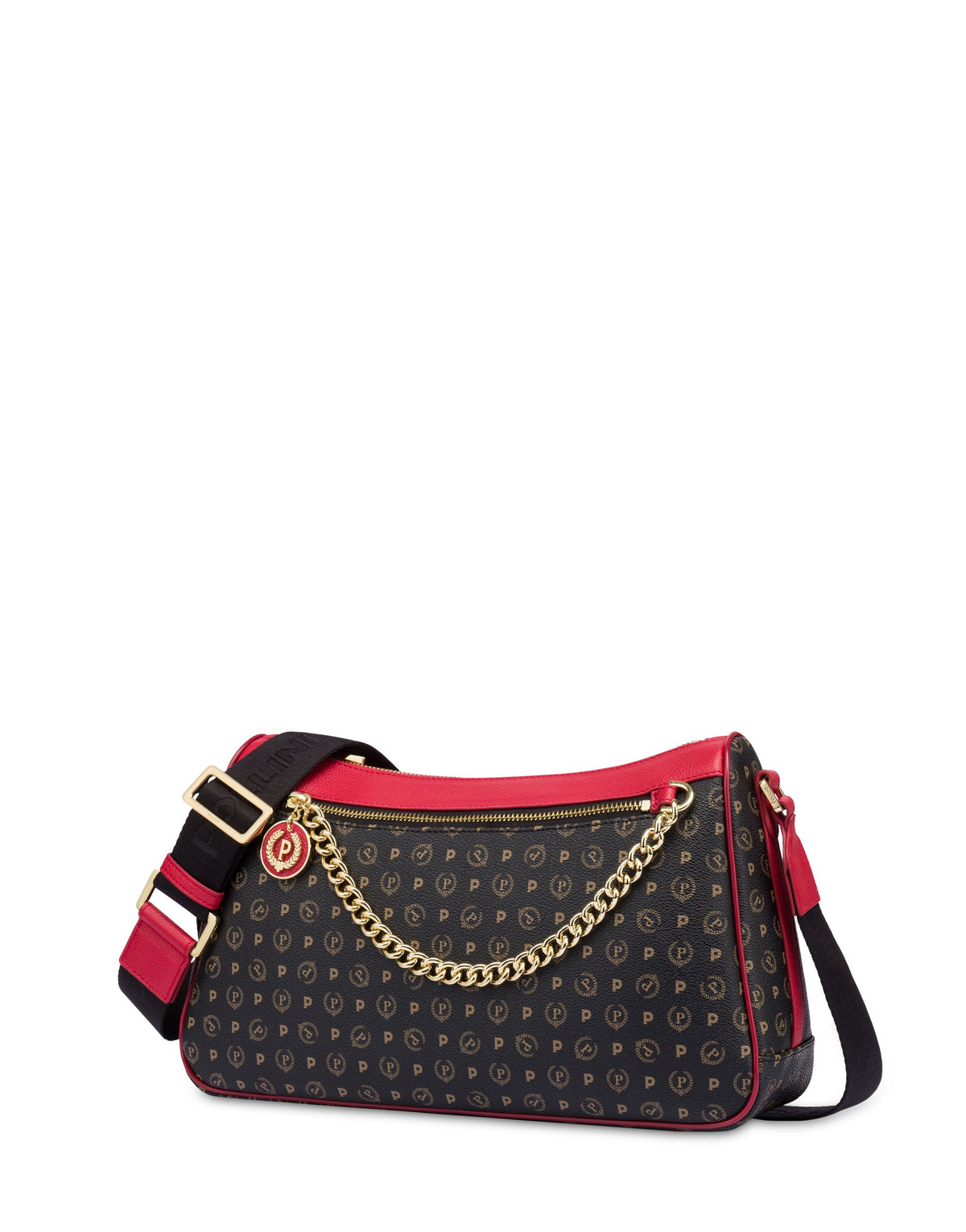 Borsa A Tracolla In Pvc Heritage Logo Classic Nero/lacca TE8526PP0IQ1100BPVC NERO