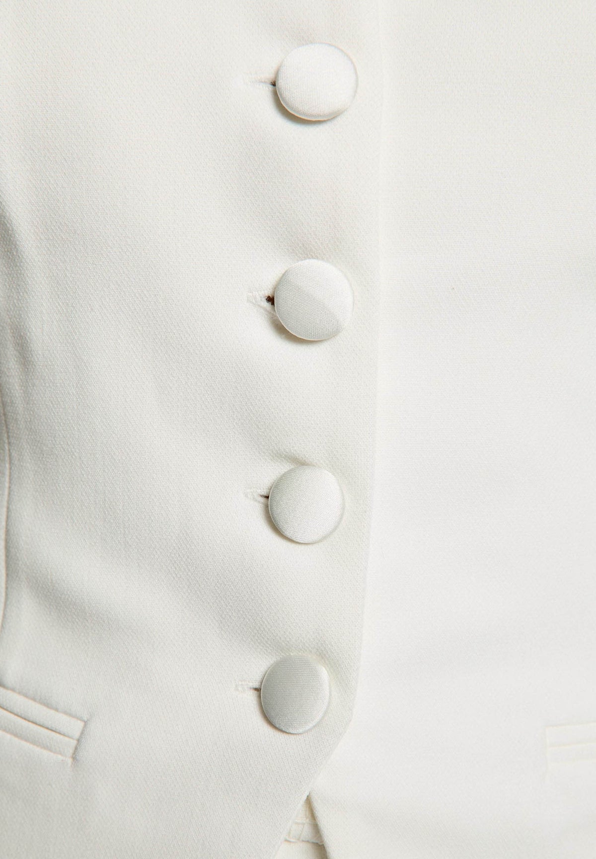 Women's MORGAN DE TOI vest WHITE