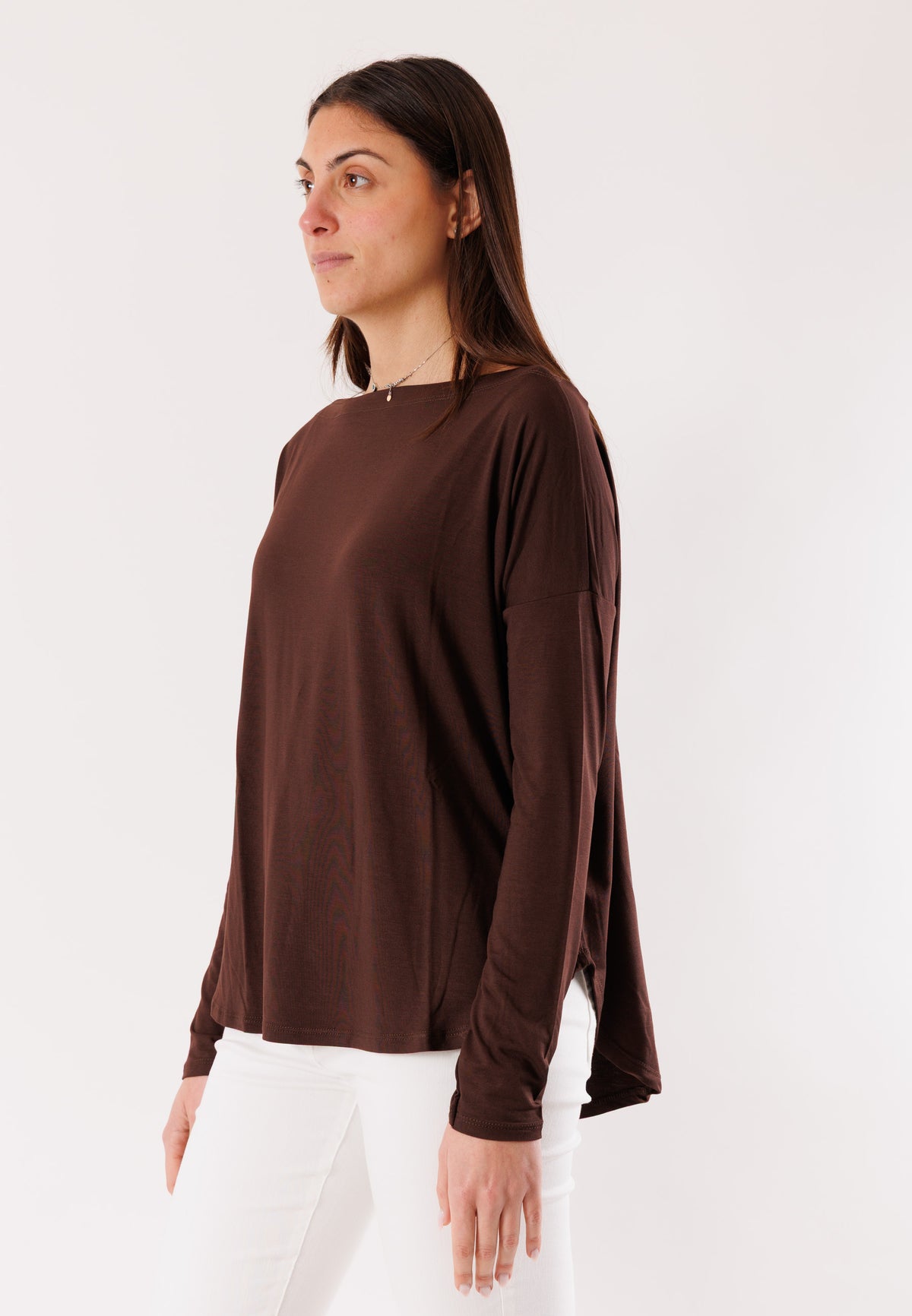 KONTATTO Women's Blouse Chocolate