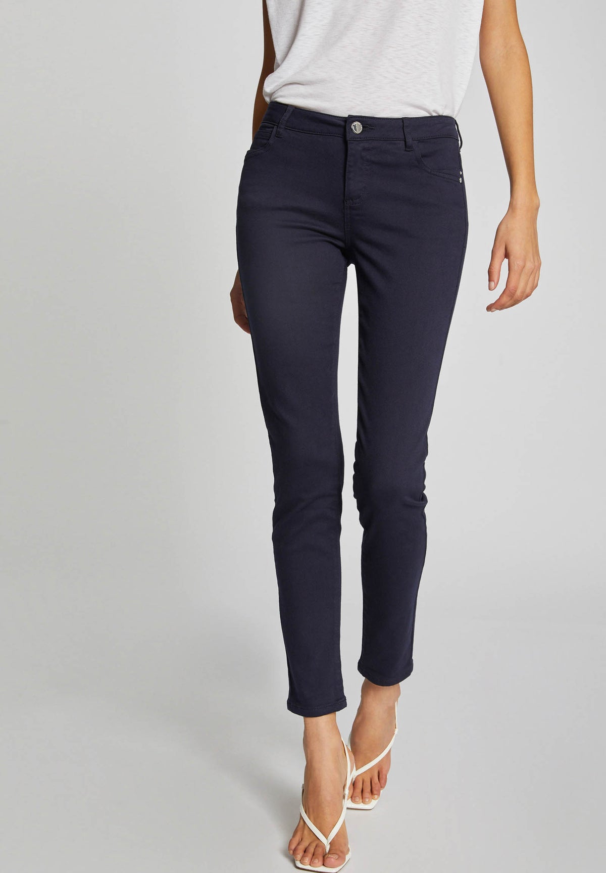 MORGAN DE TOI Women's Trousers NAVY