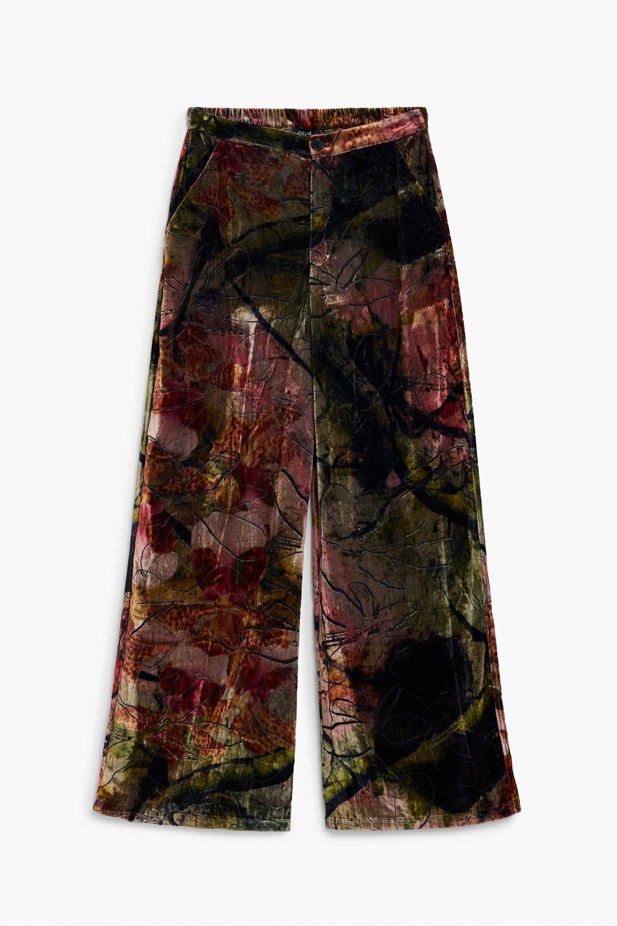 Pantalone lungo in velluto M. C. Lacroix 26WWPW163021