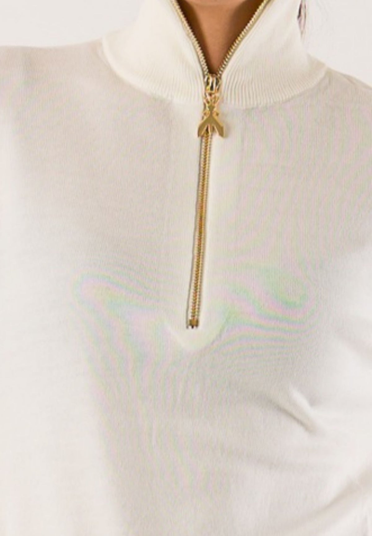 Patrizia Pepe 2K0170 maglia zip collo alto