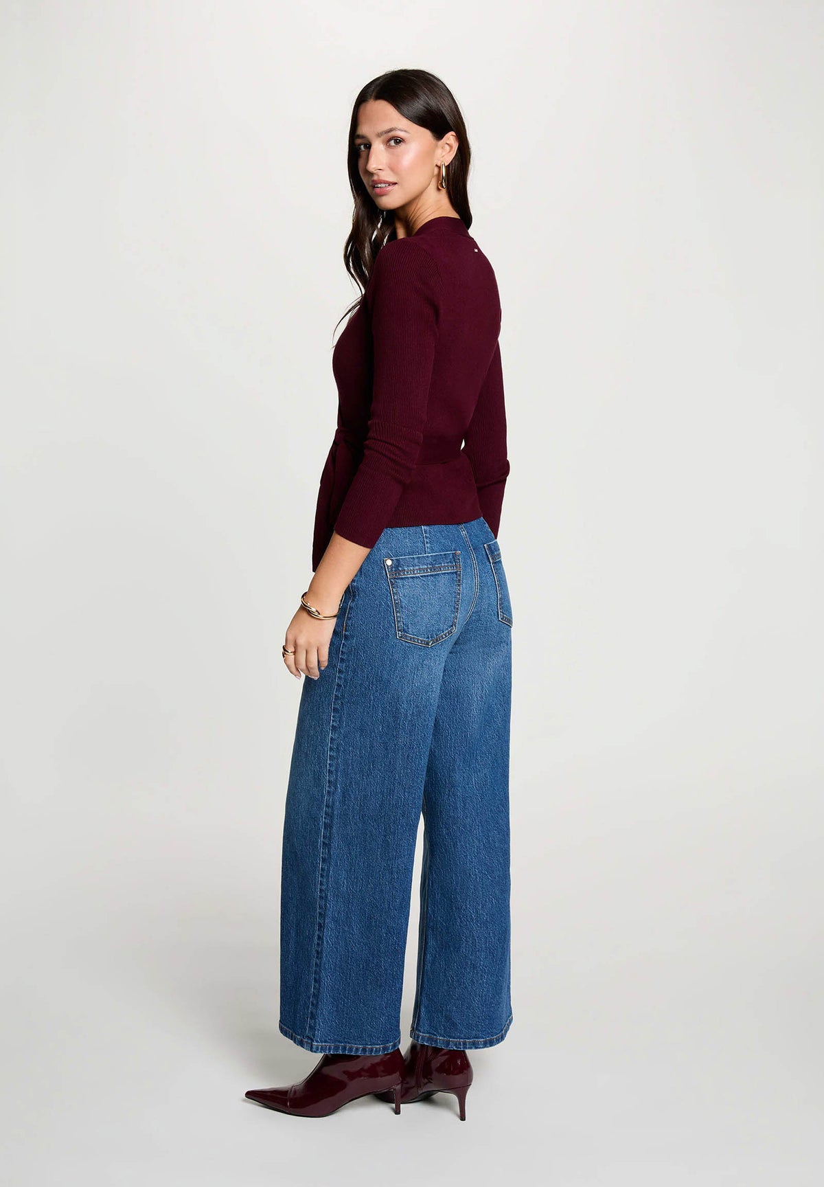 MORGAN DE TOI Women's Sweater PRUNE