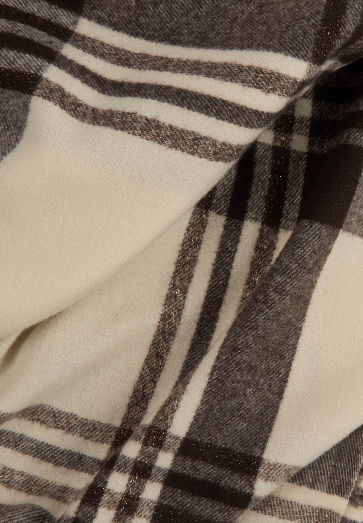 MORGAN DE TOI Women's Scarf IVORY-CHOCOLATE