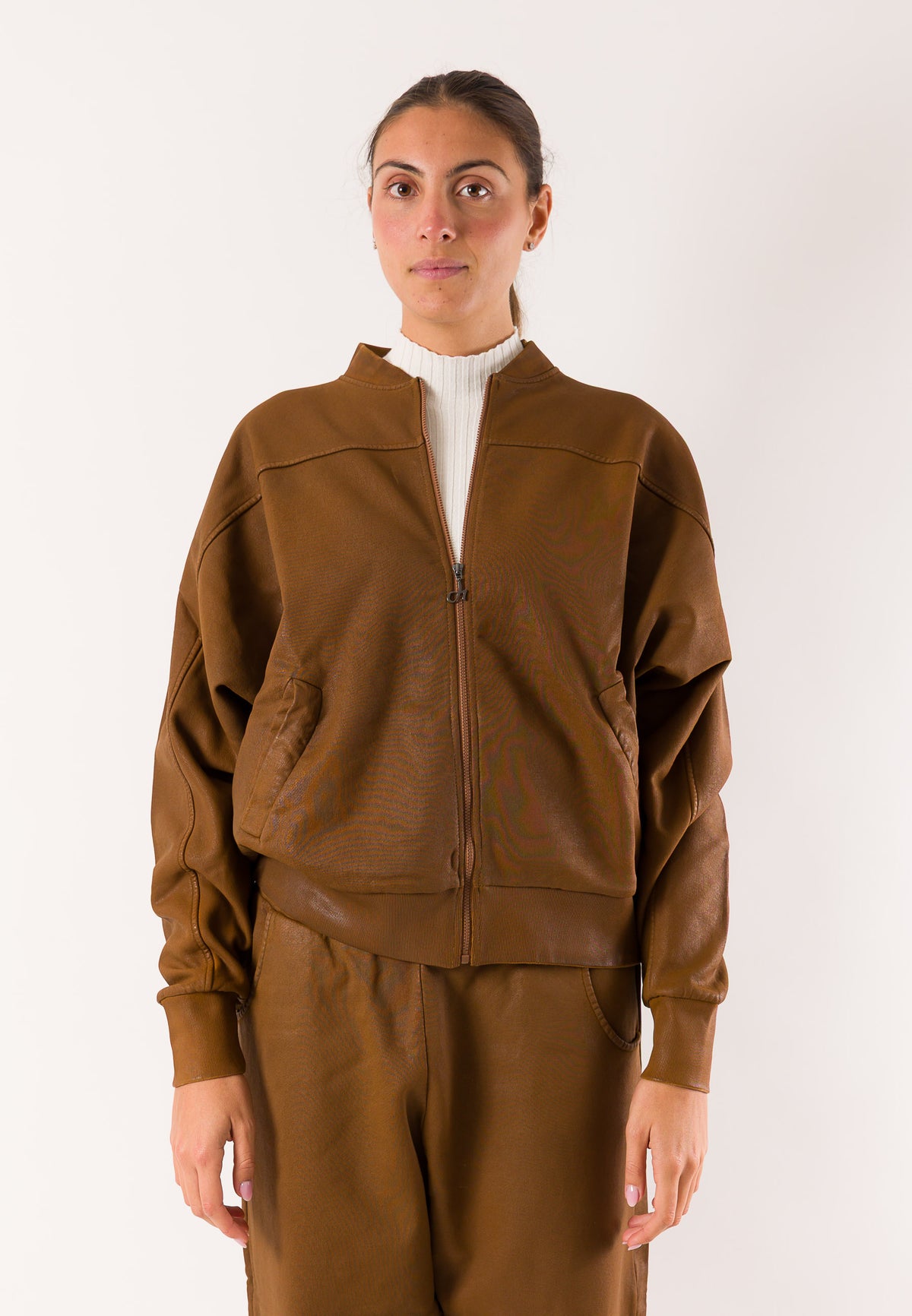 Deha D52470 bomber effetto pelle