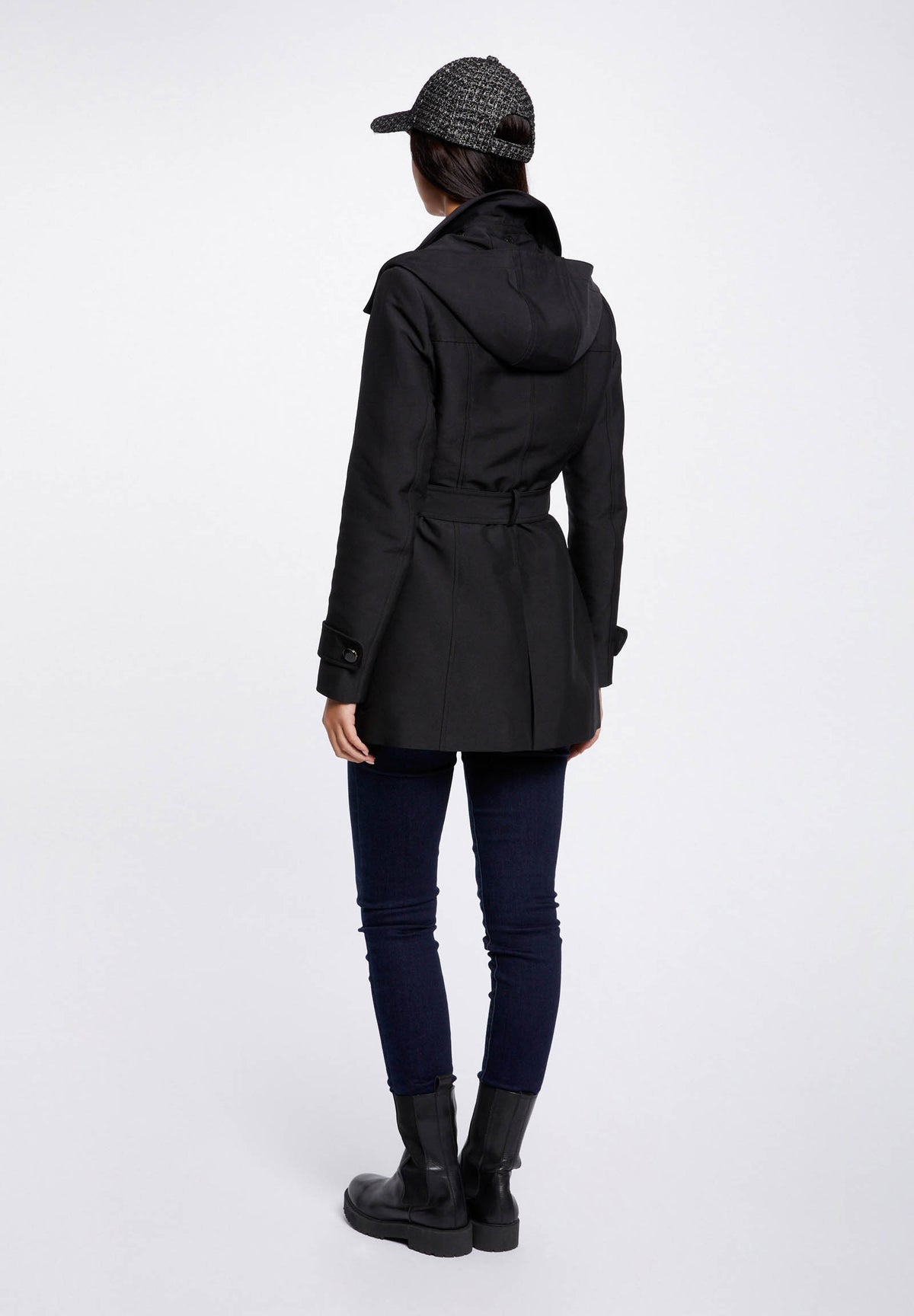 MORGAN DE TOI Women's Trench Coat NOIR