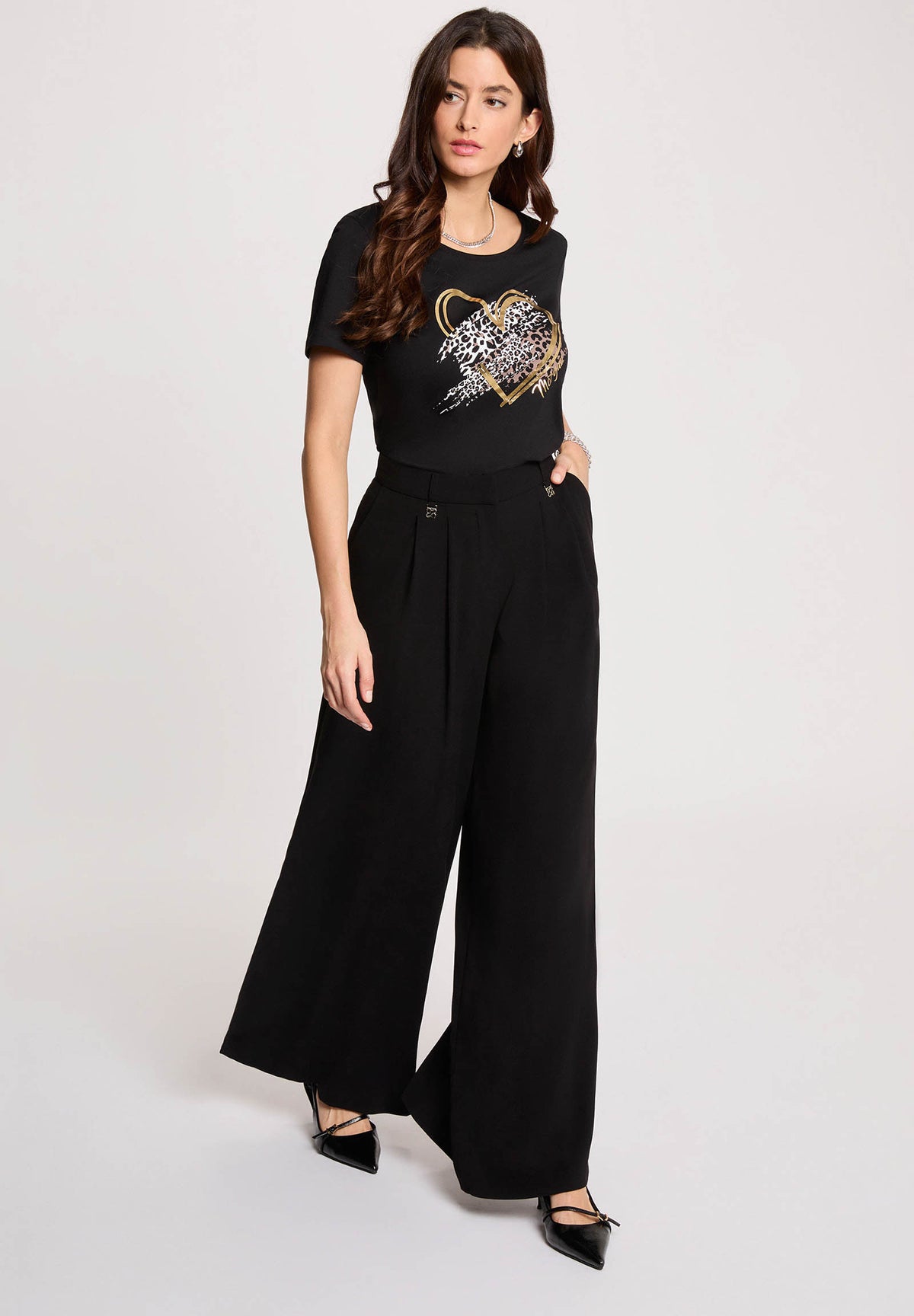MORGAN DE TOI Women's T-shirt BLACK