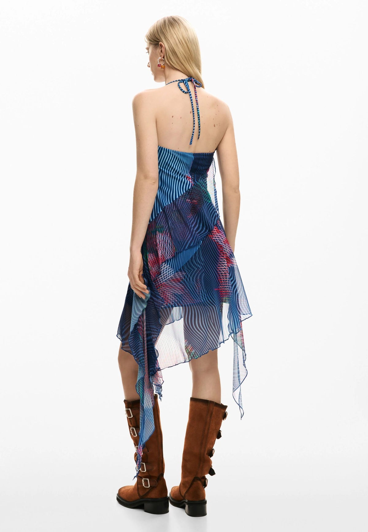 DESIGUAL Women's Blue Dresses