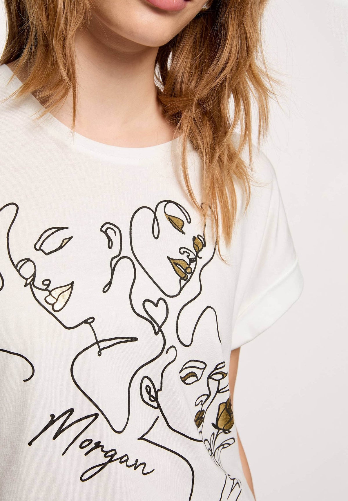 MORGAN DE TOI Women's T-shirt WHITE