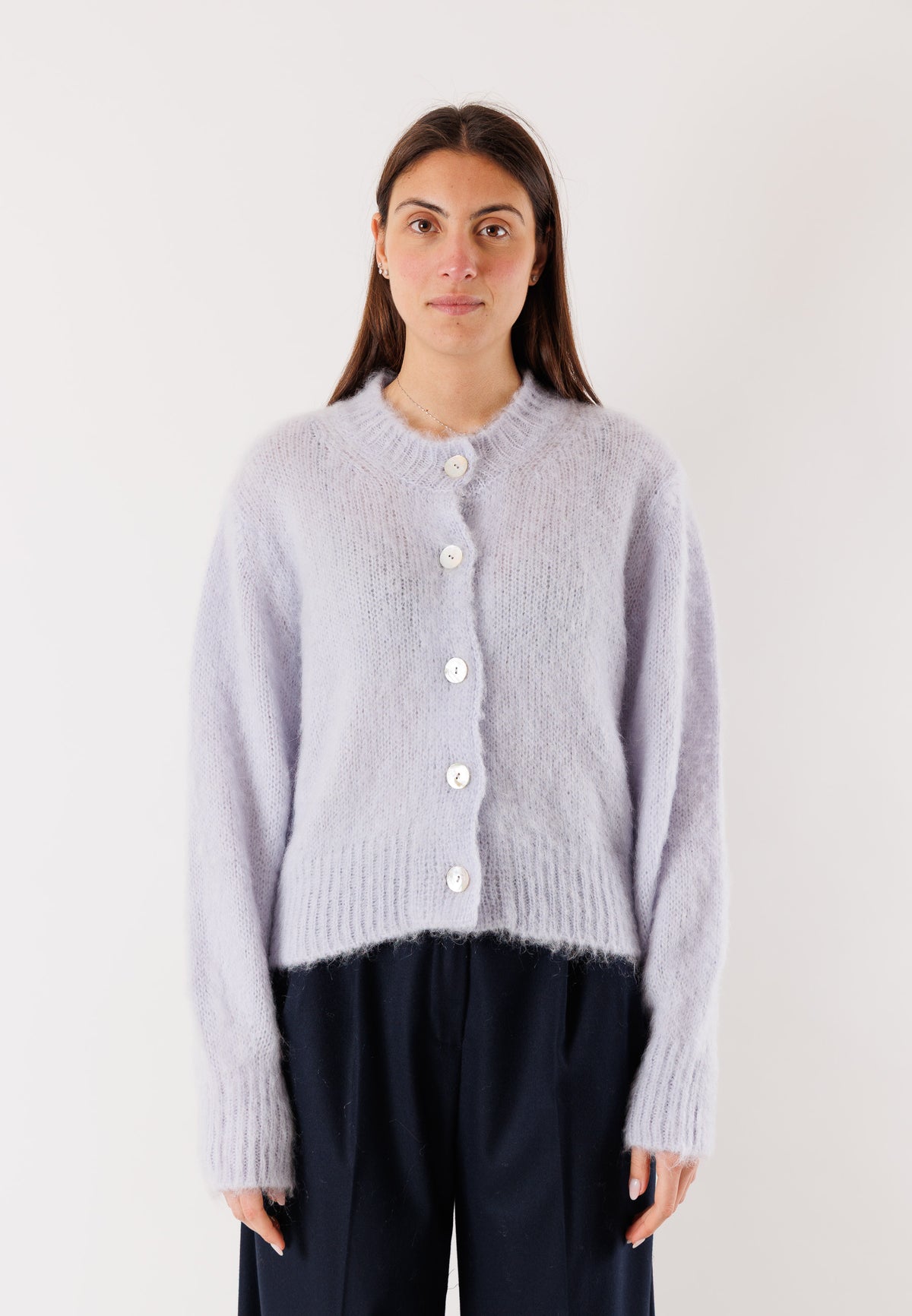 Cardigan morbido con bottoni 3M1117NI
