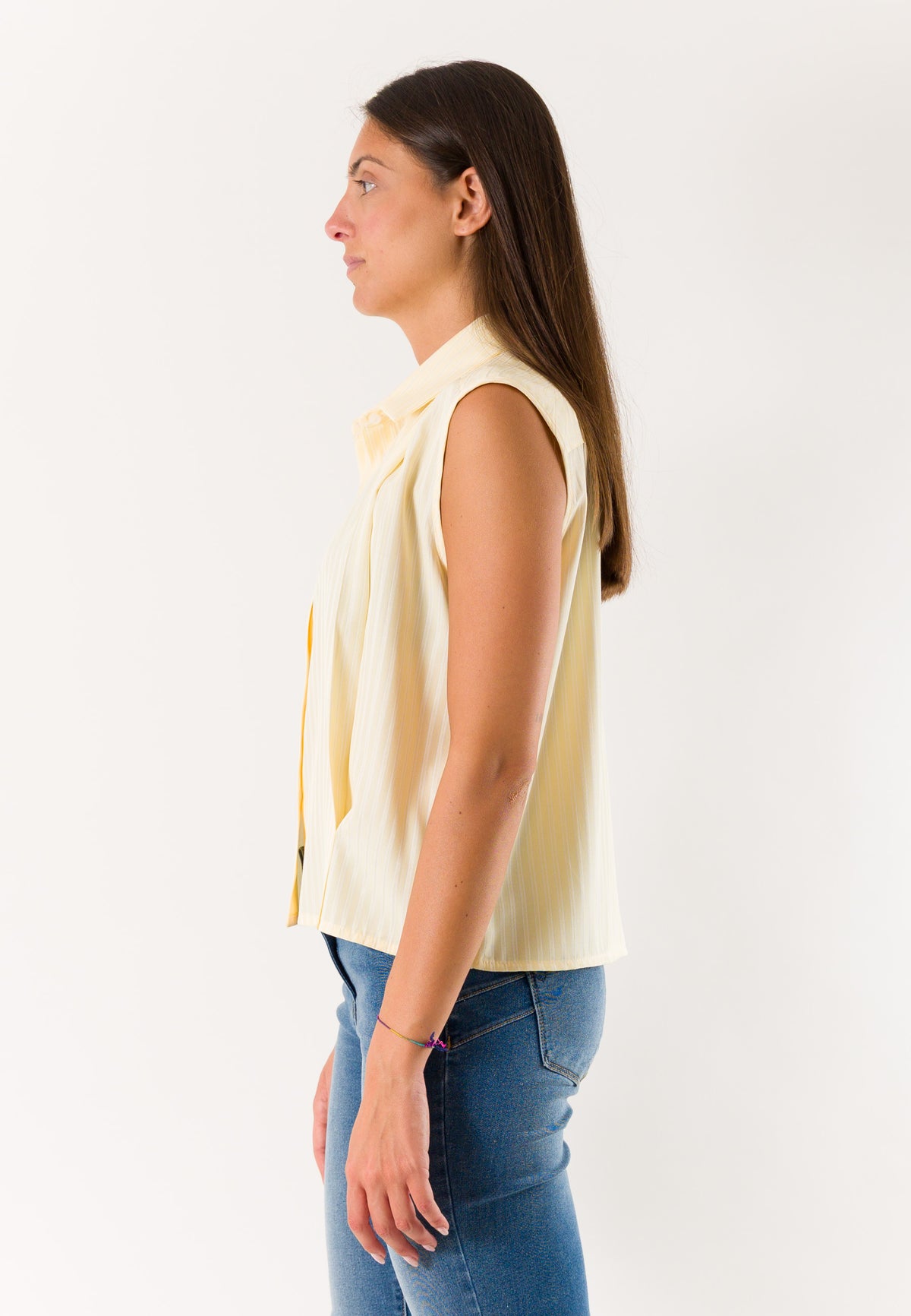 Gilet camicia a righe PE26252