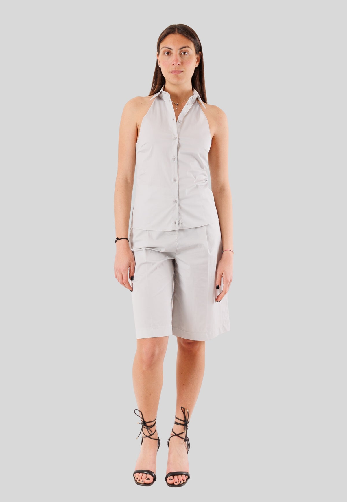 Camicia PATRIZIA PEPE Donna Fresh Gray