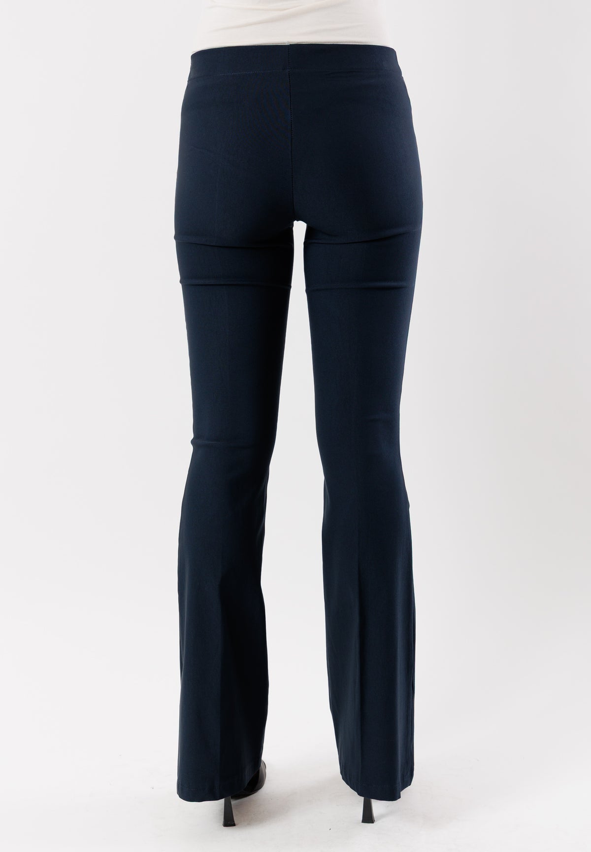 pantaloni a zampa in bengalina elasticizzata AI25584
