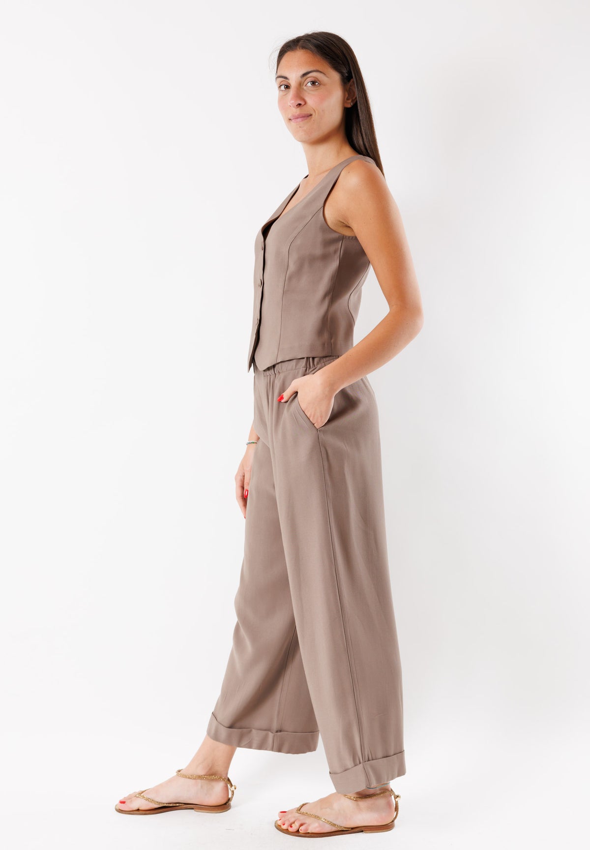 pantaloni cropped PE24278