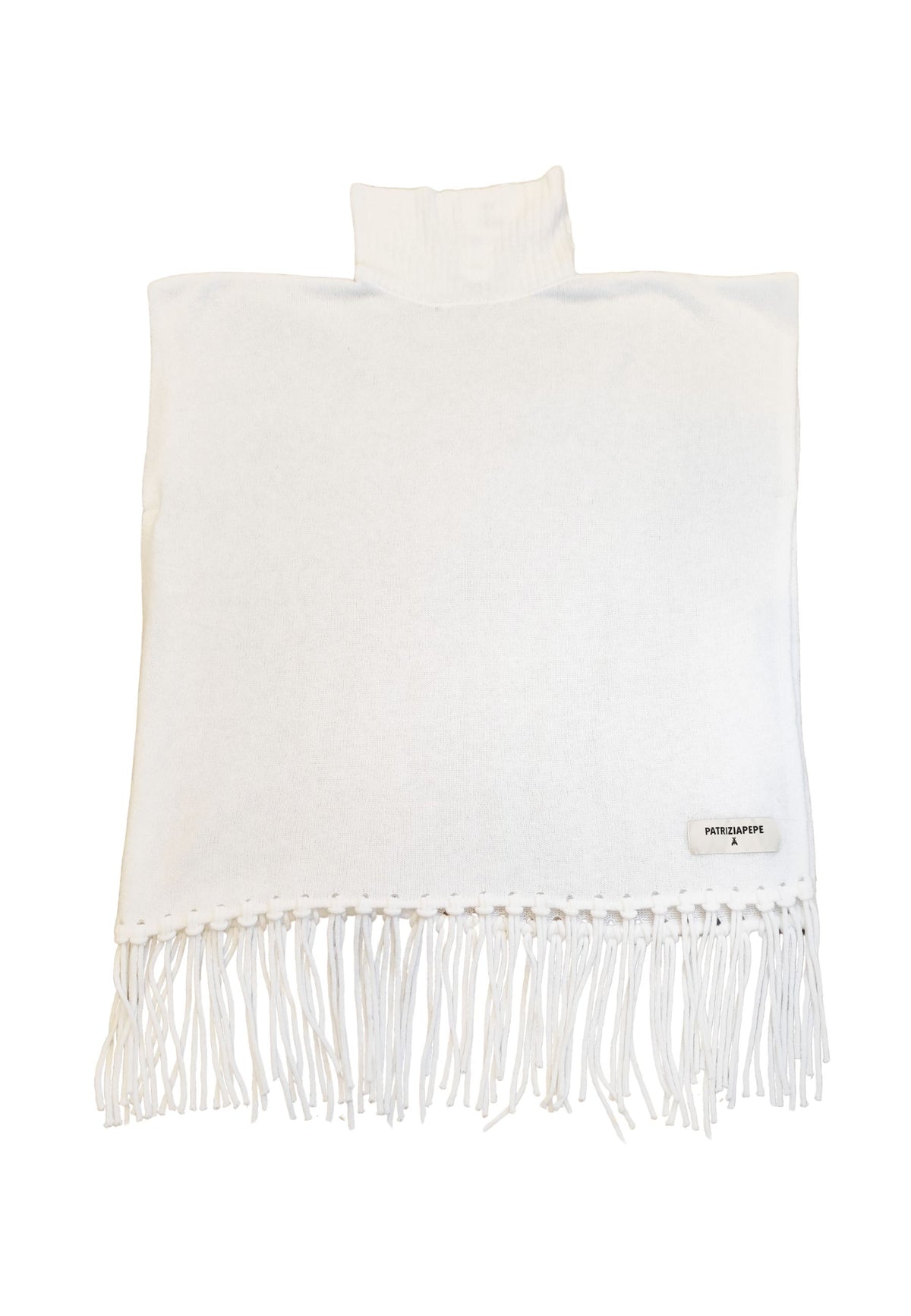 Poncho a collo alto con frange 8F0068K287