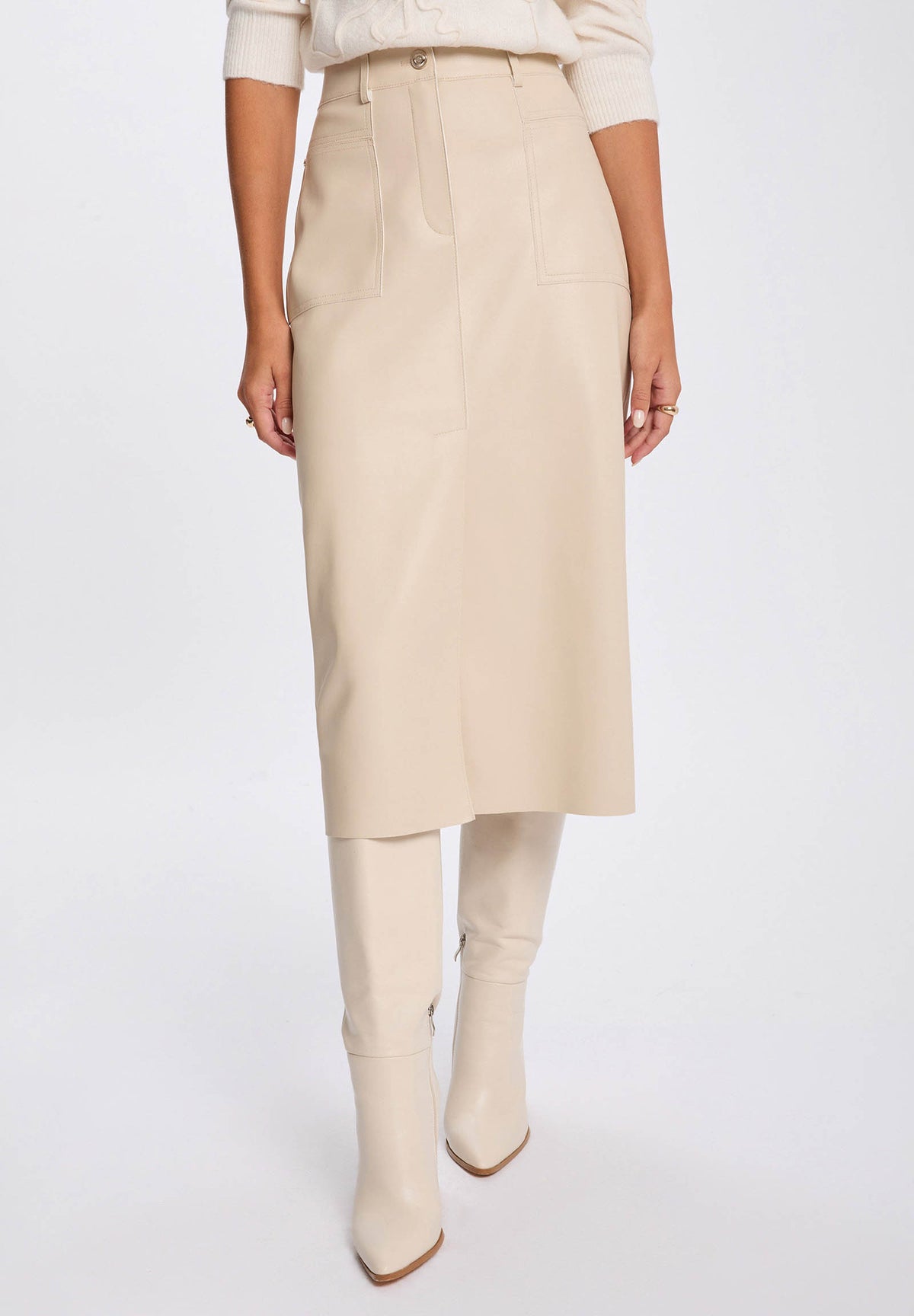 MORGAN DE TOI Women's Skirt CREAM