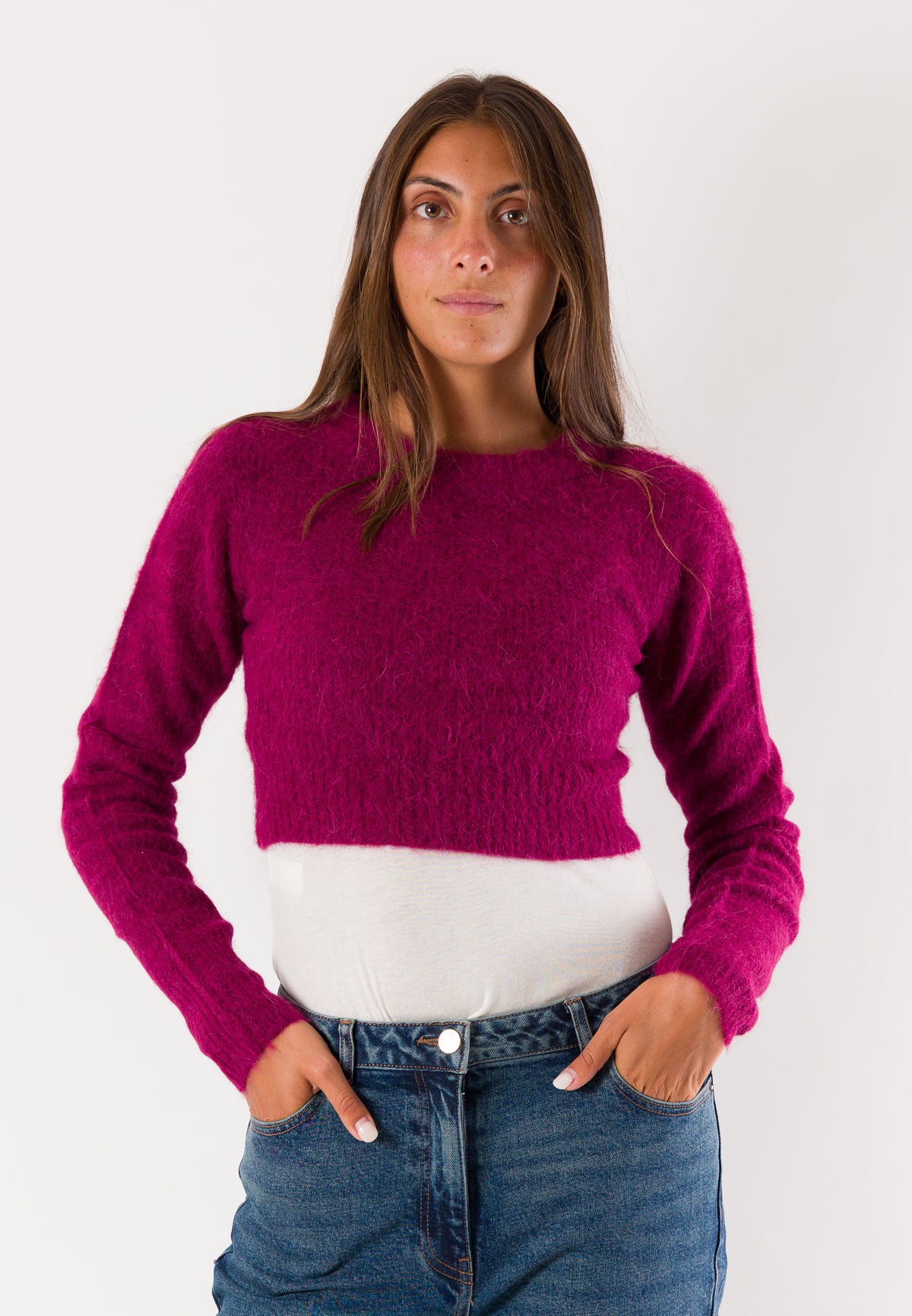 Maglia cropped Patrizia Pepe 8K0418KK022