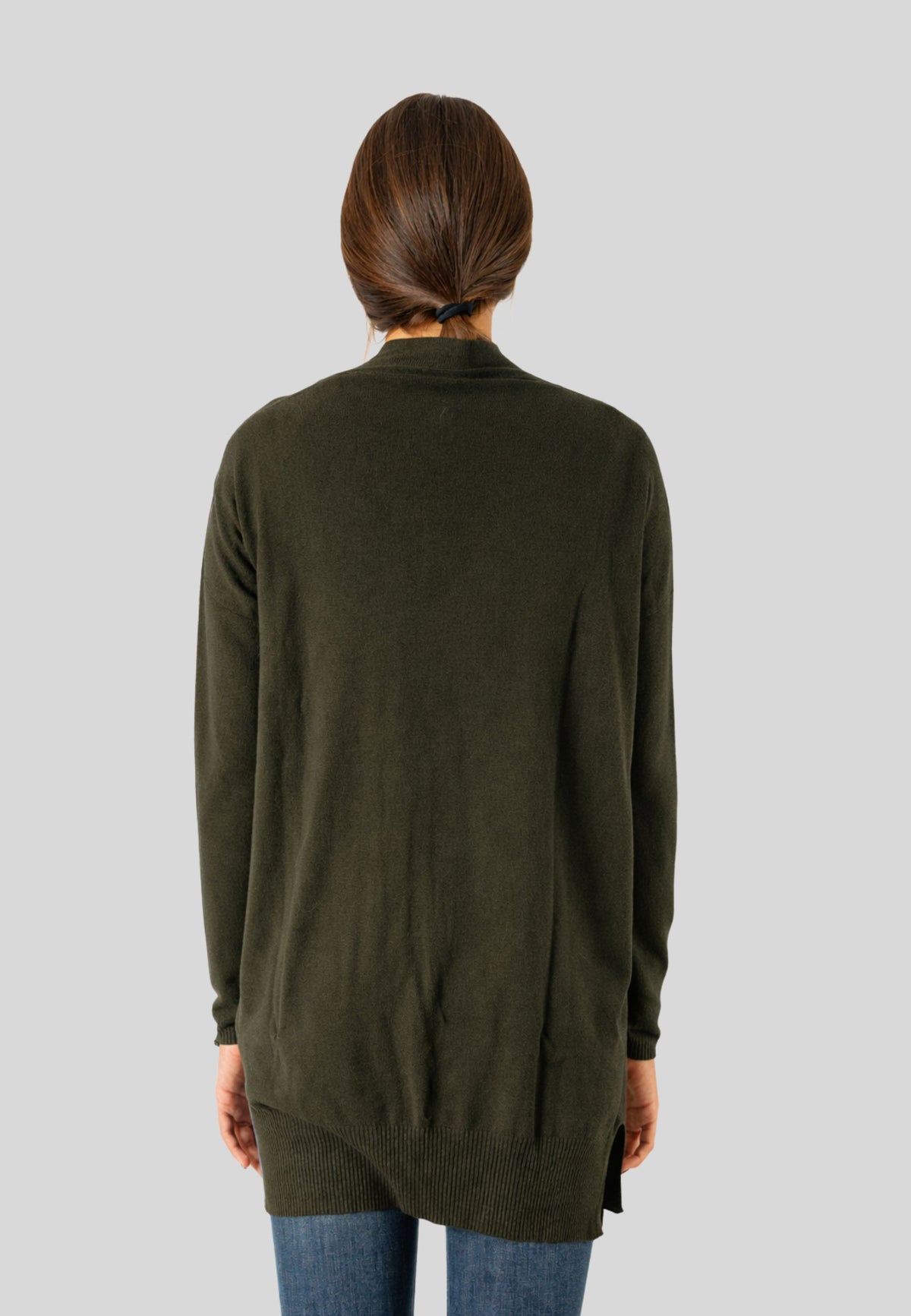 Cardigan donna in viscosa con spacchi 3M0810
