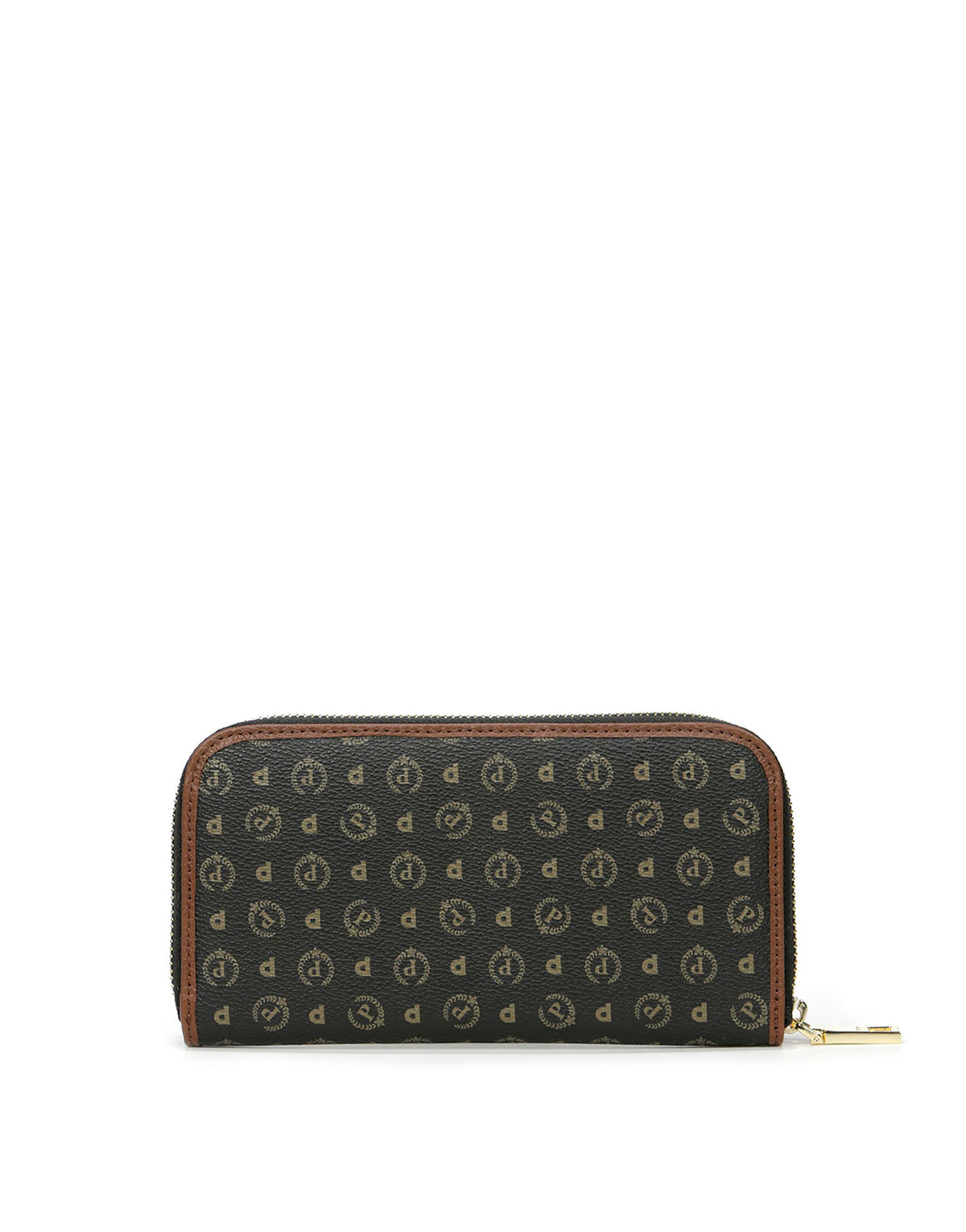 Portafoglio Zip Around Heritage Logo Classic Nero/marrone TE9001PP02Q1100DPVC NERO