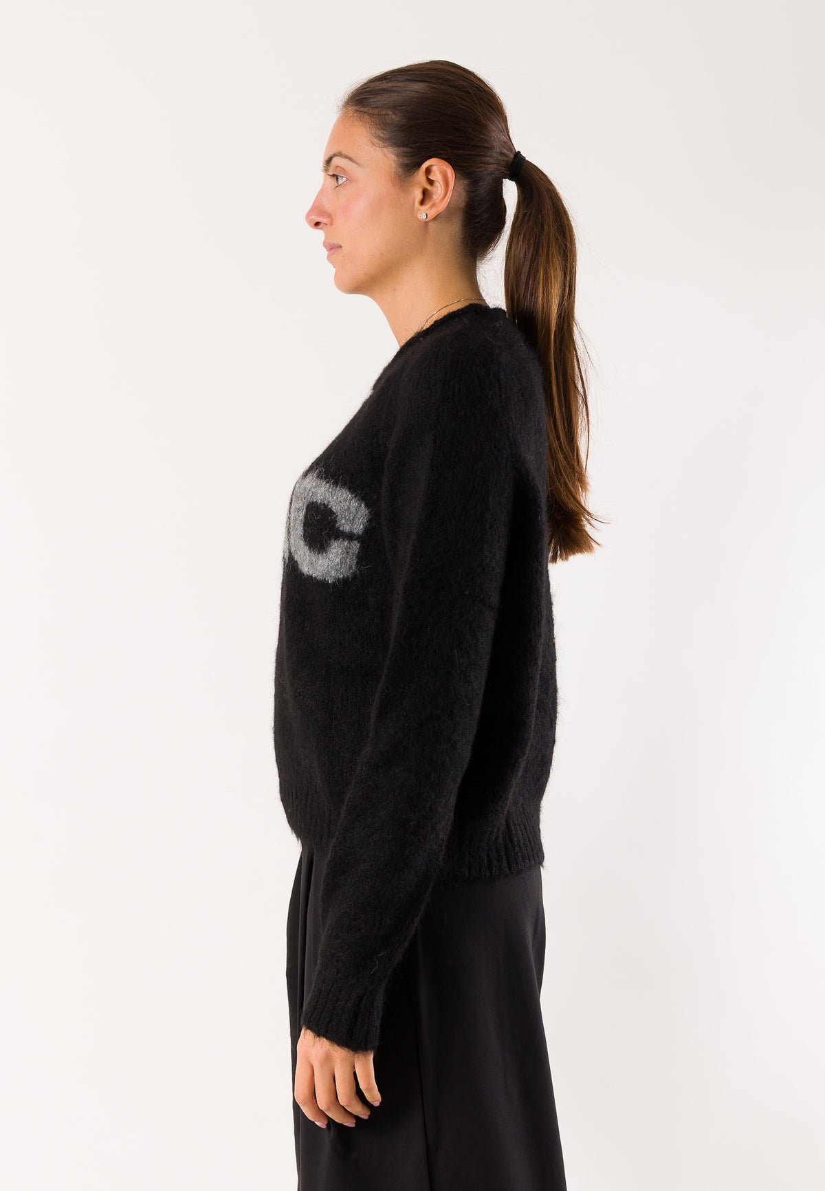 Deha D52700 maglia jacquard alpaca